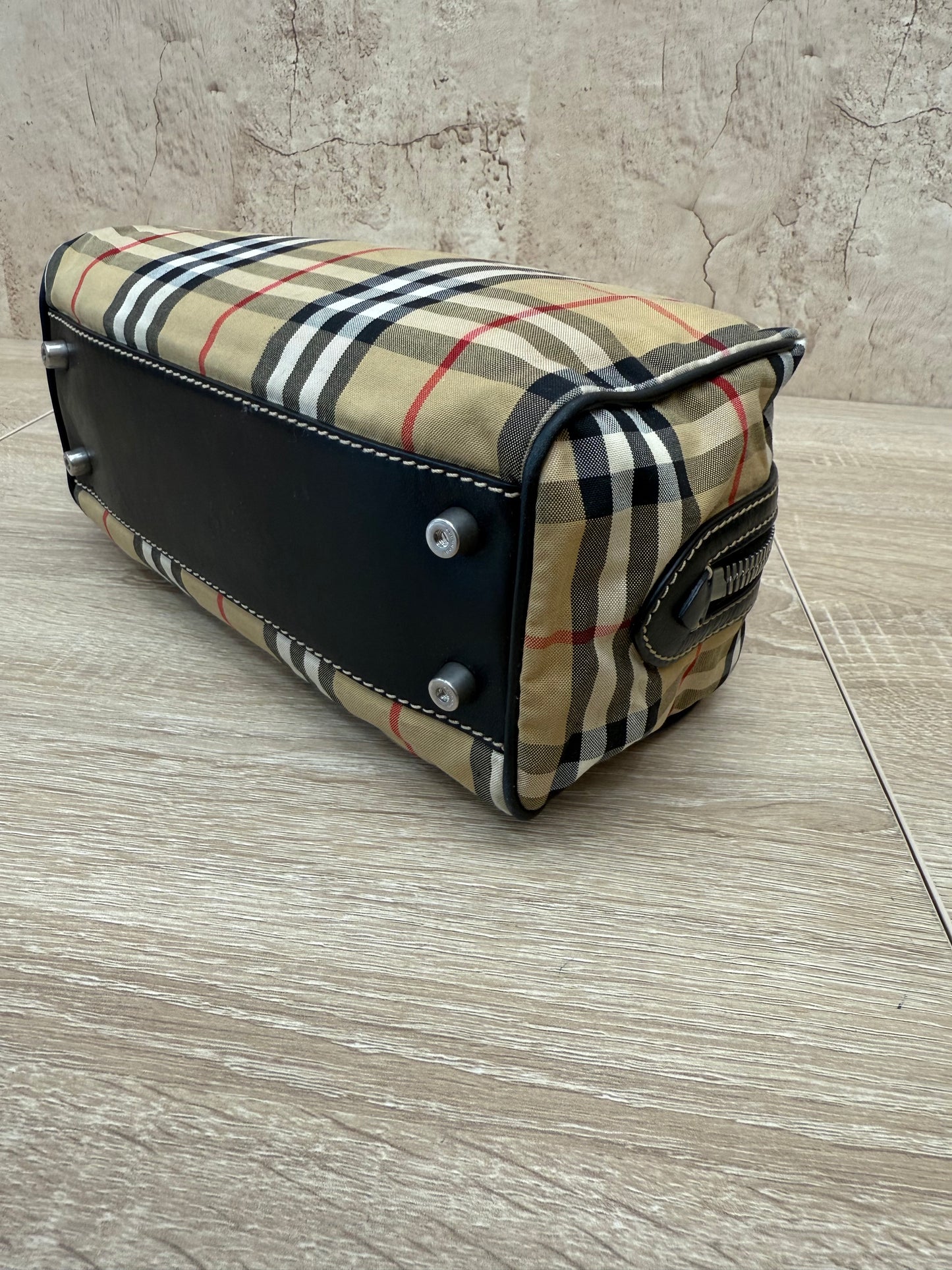 Burberry Tan Nova Check Toiletry Pouch