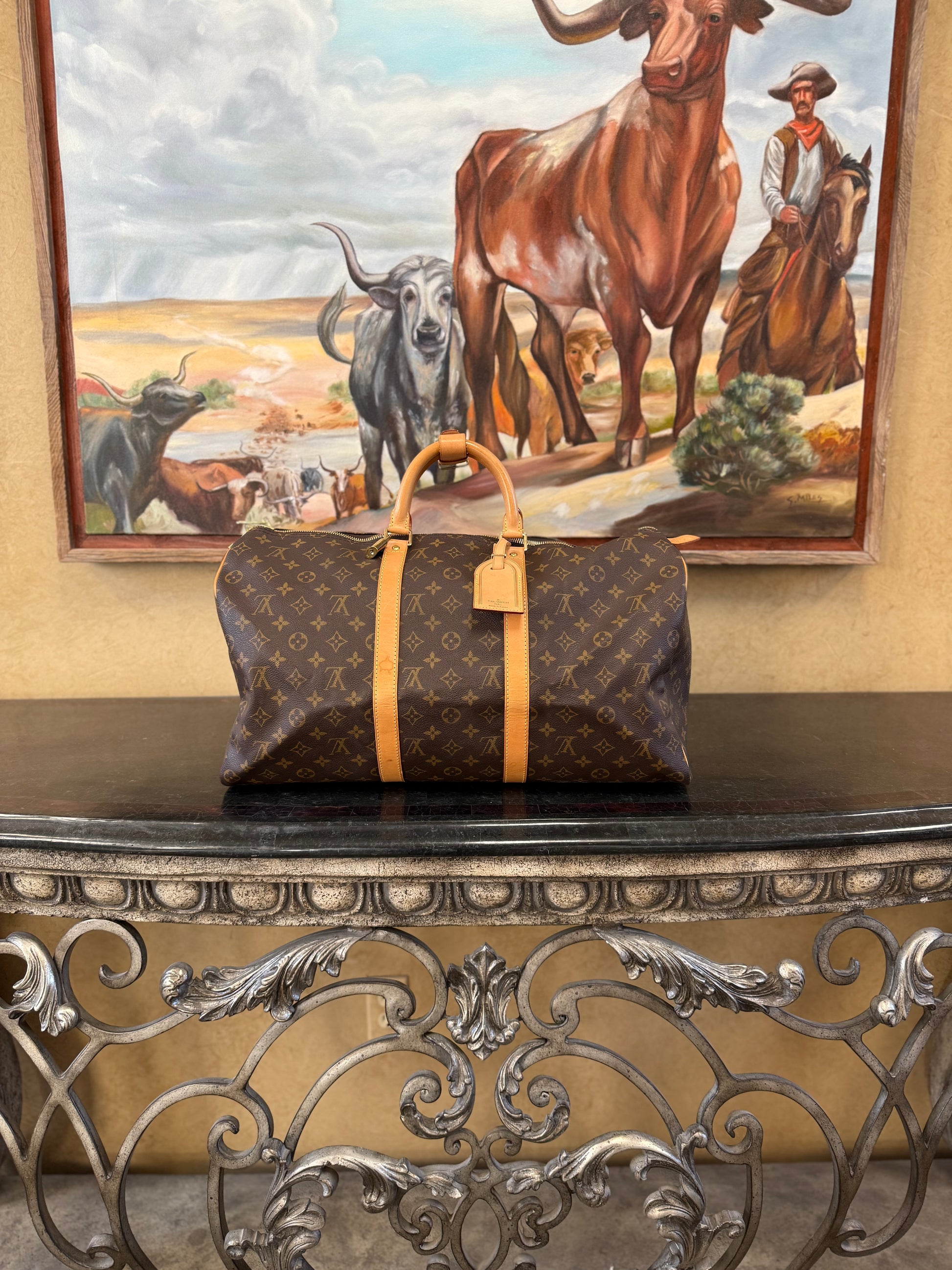 Louis Vuitton Monogram Keepall 50