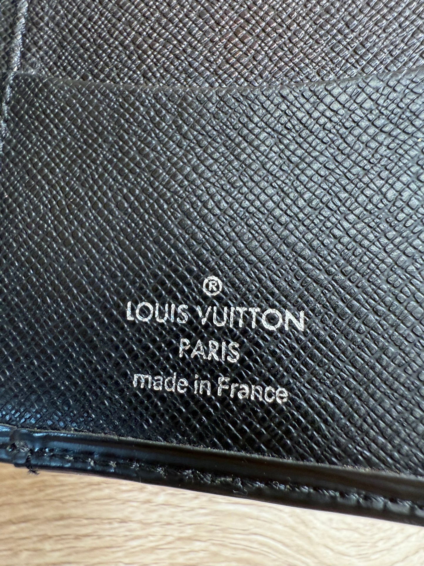 Louis Vuitton Black Epi Pocket Organizer