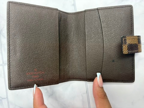 Louis Vuitton Damier Ebene Snap Card Case