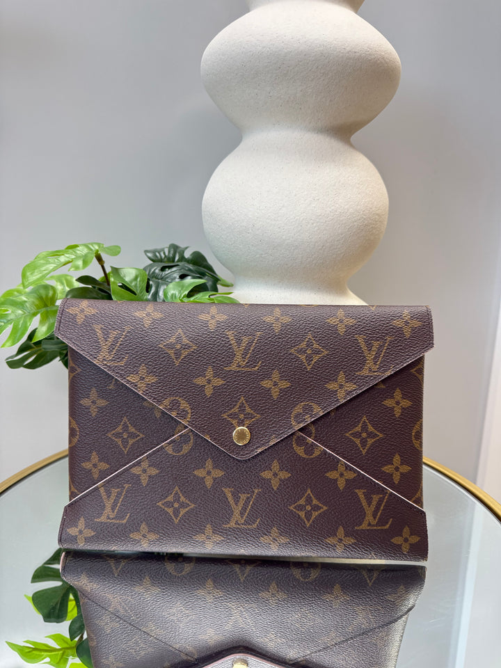 LIKE NEW Louis Vuitton Monogram & Ballerine Pink Large Kirigami Pouch