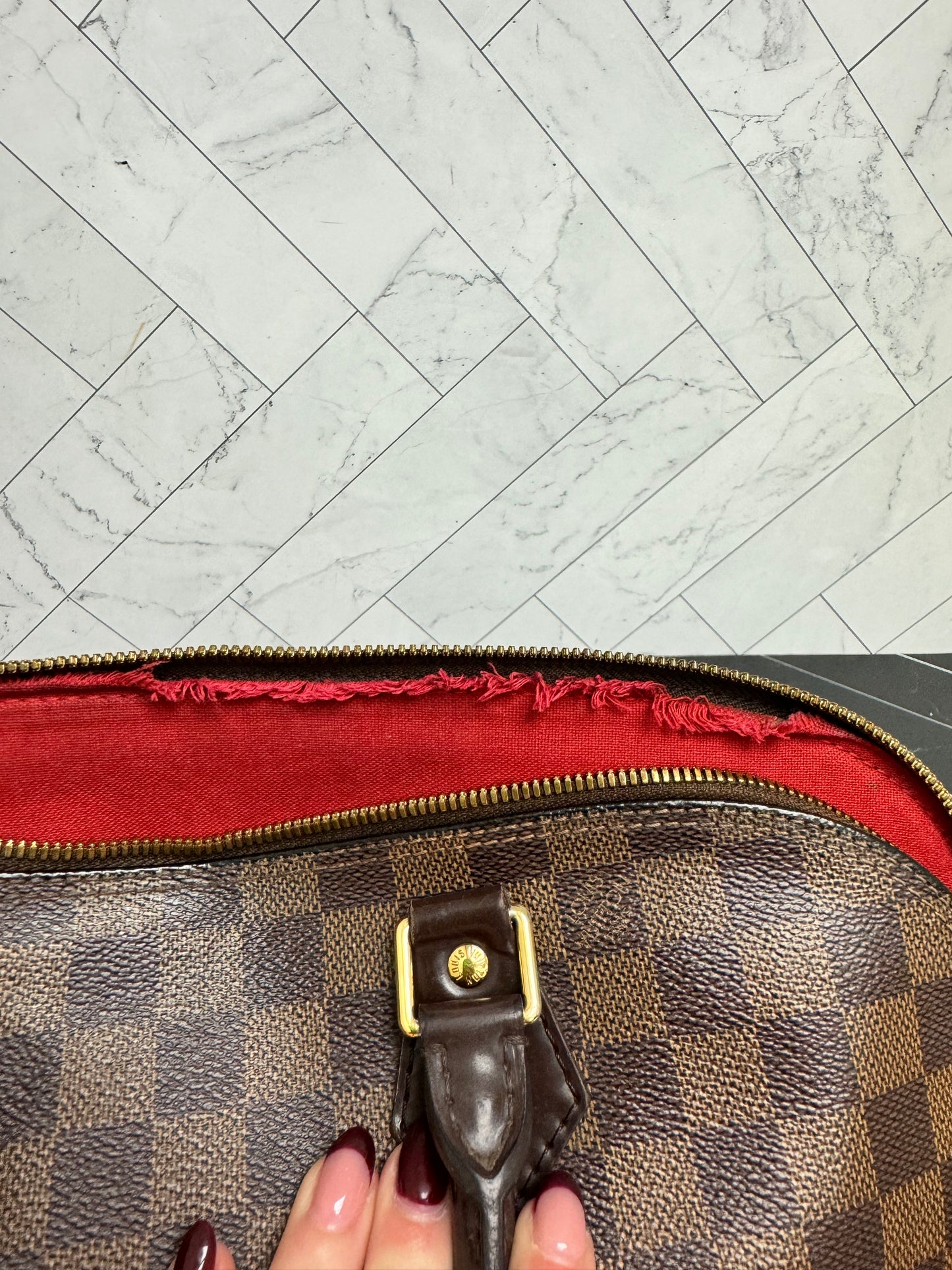 Louis Vuitton Damier Ebene Alma PM