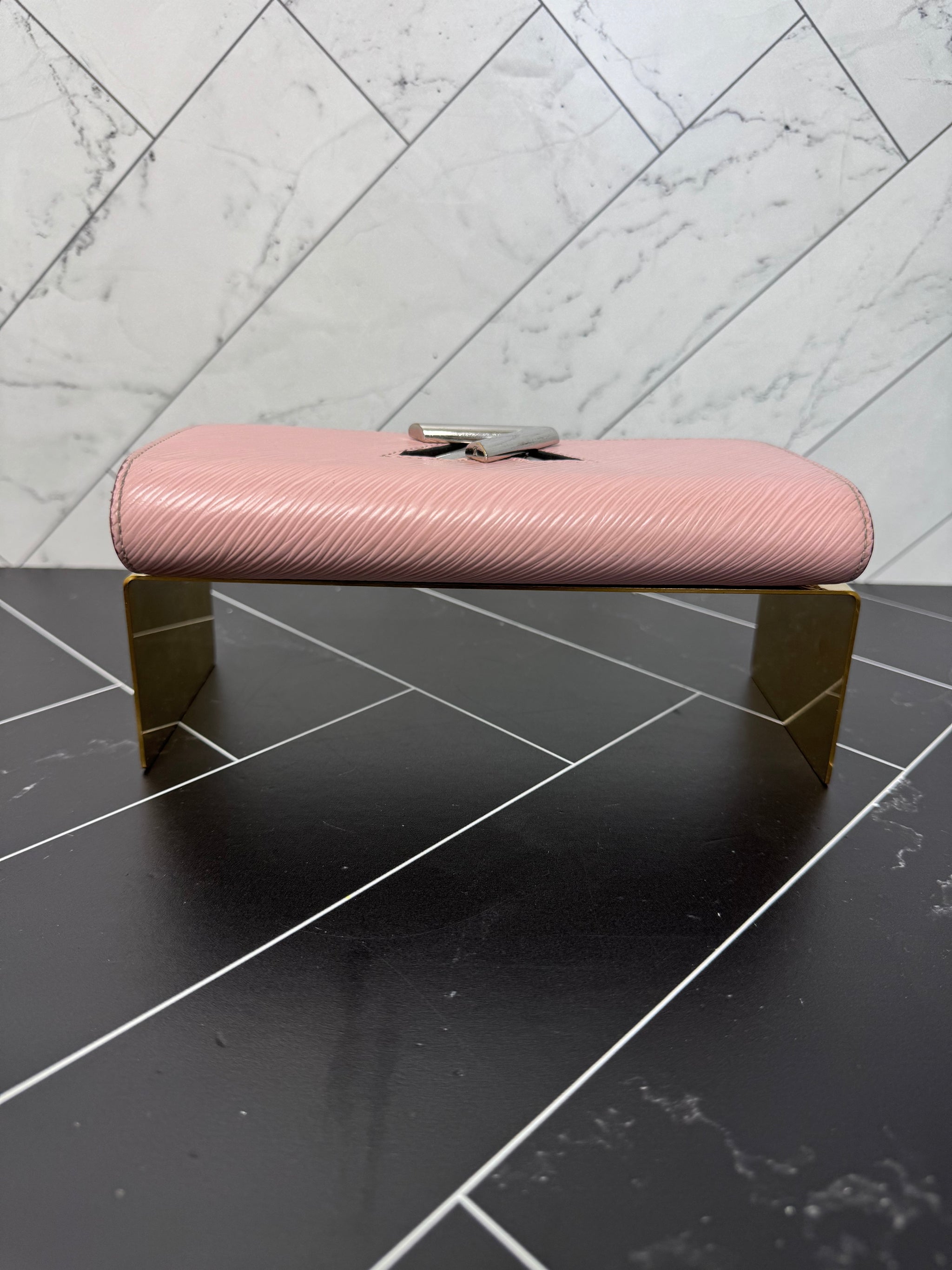 Louis Vuitton Pink Epi Twist Sarah Wallet