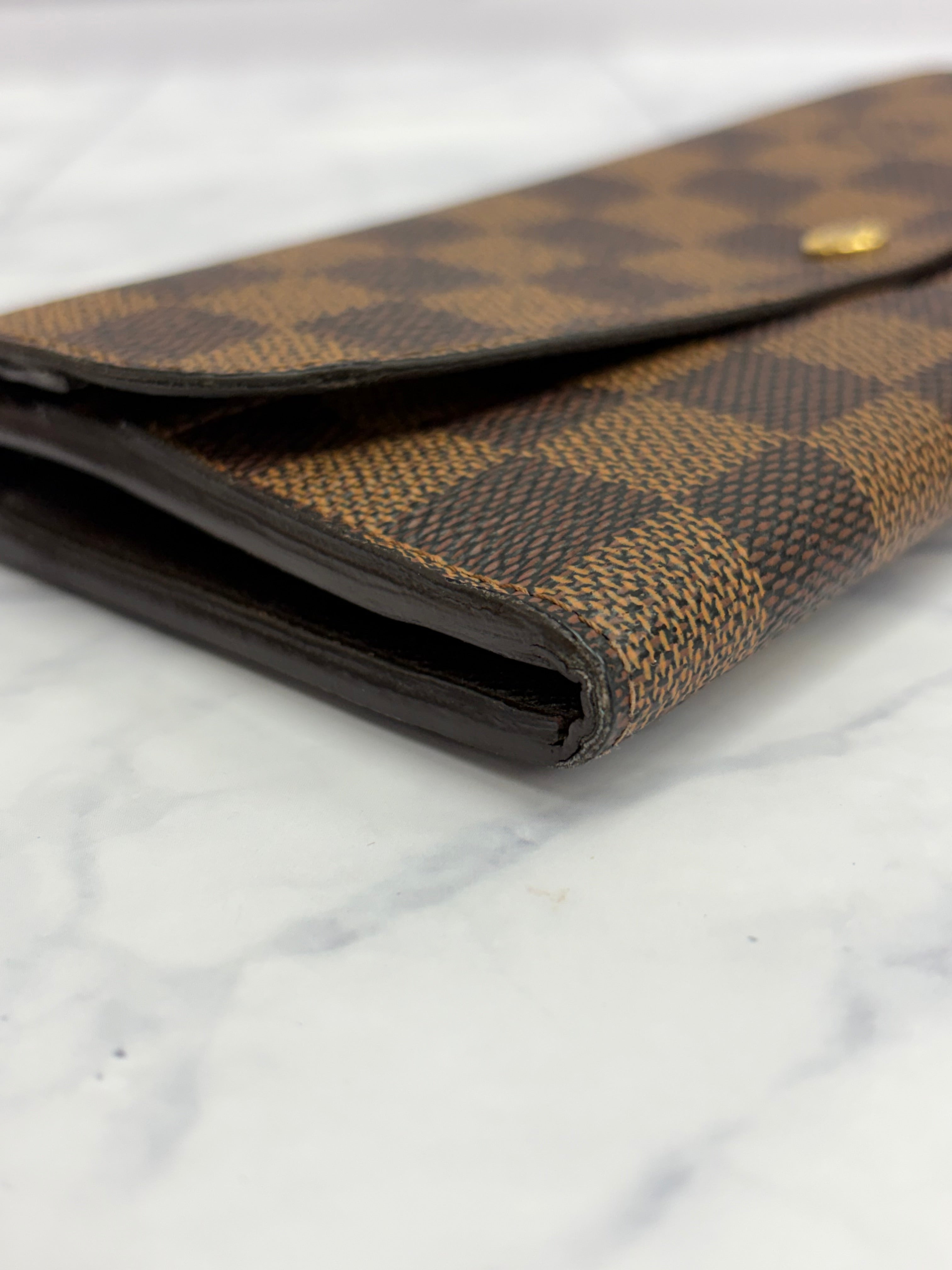 Louis Vuitton Damier Ebene Emilie Wallet