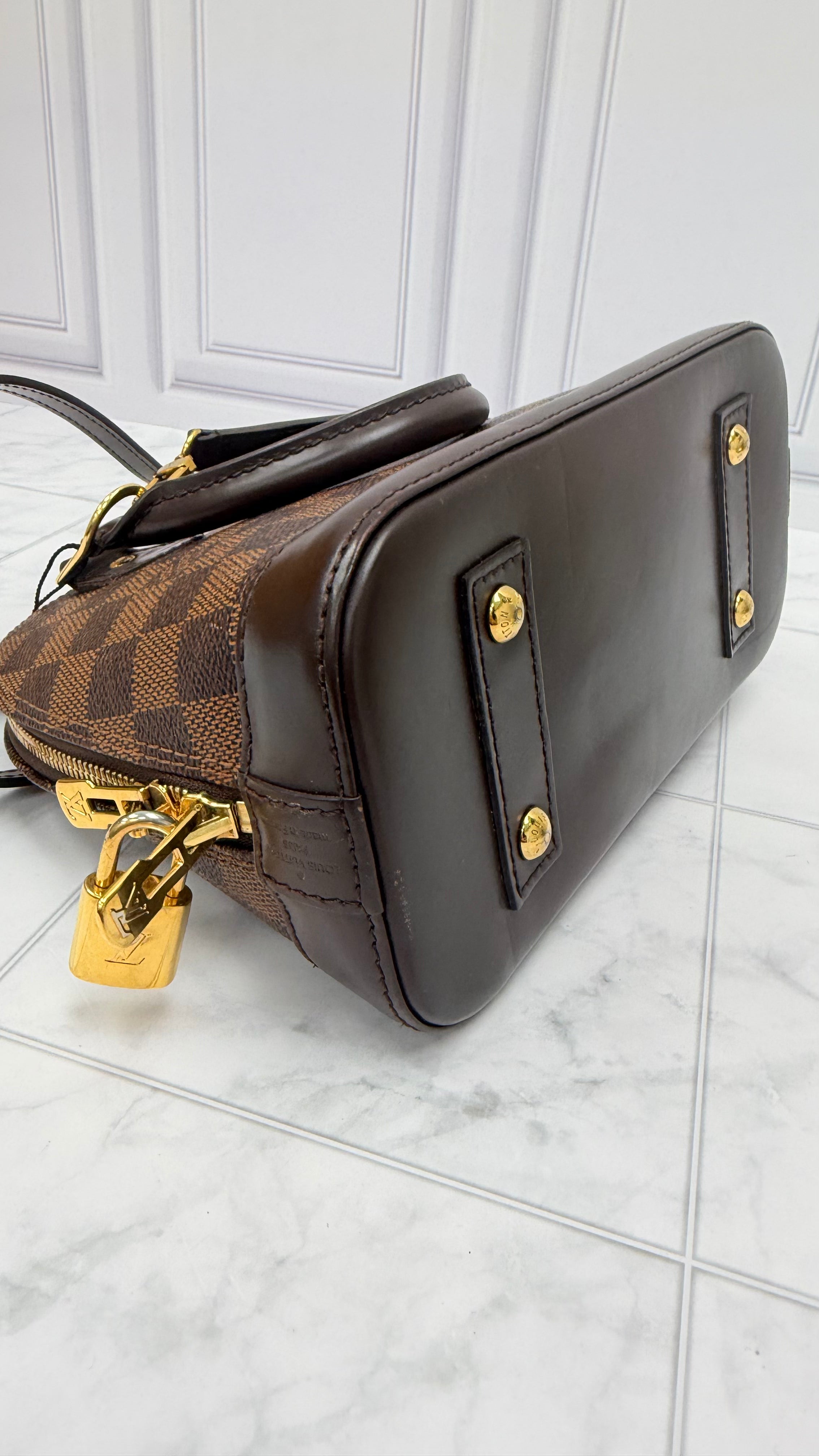 *DONS DROP* Louis Vuitton Damier Ebène Alma BB Handbag