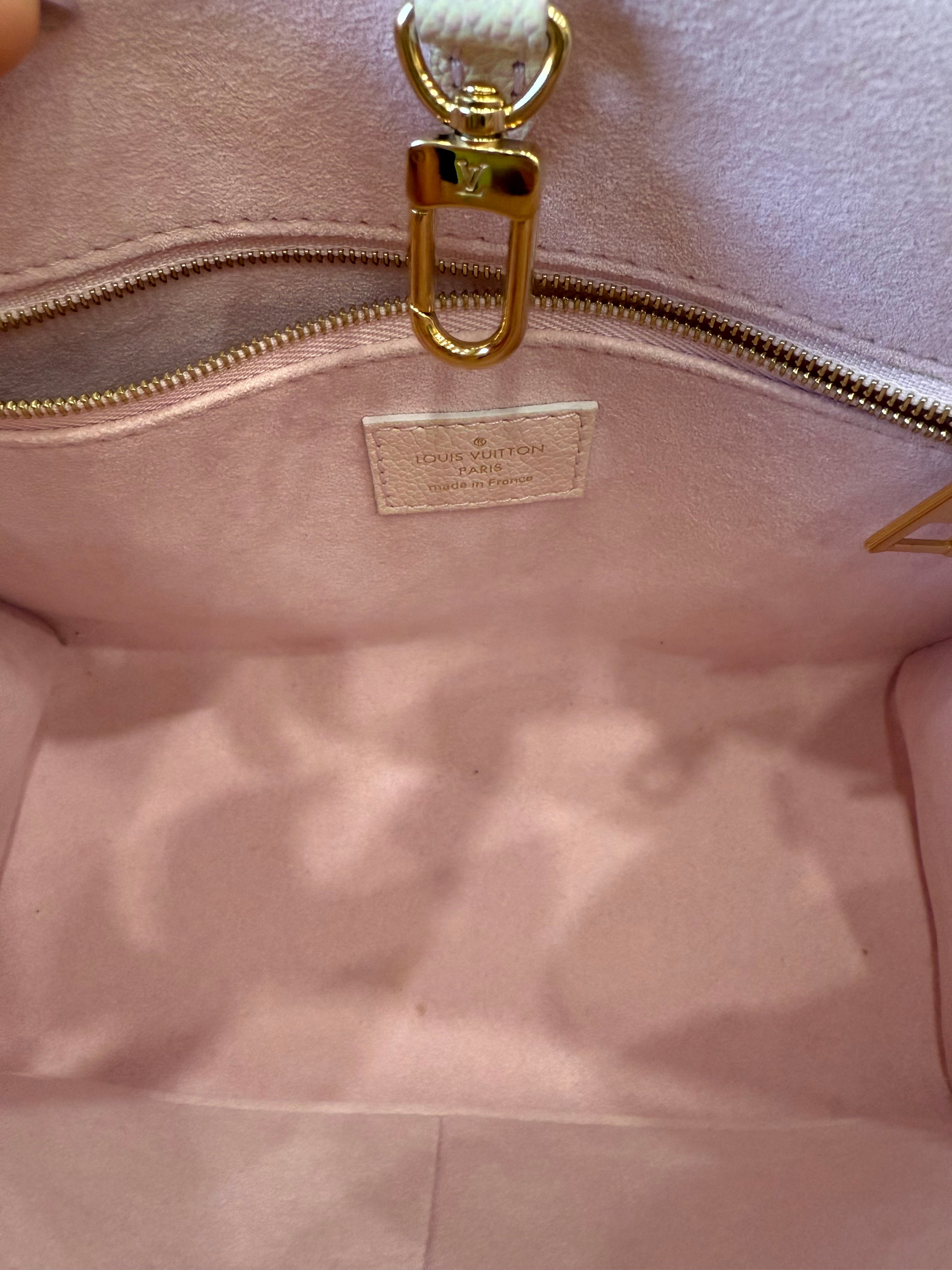 Louis Vuitton Stardust Pink Monogram Empreinte OnTheGo PM Tote