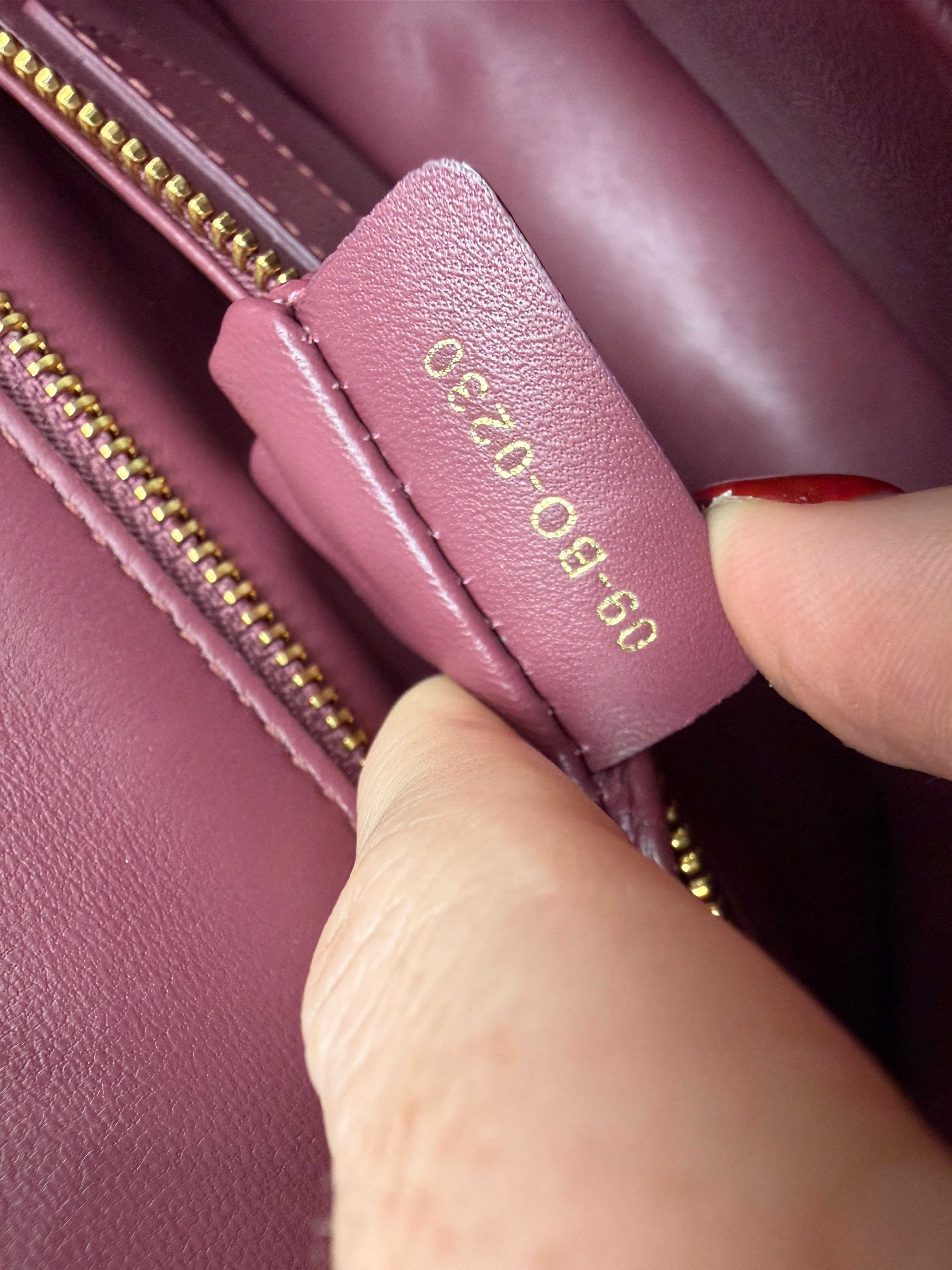 Christian Dior Dark Mauve 30 Montaigne Shoulder Bag