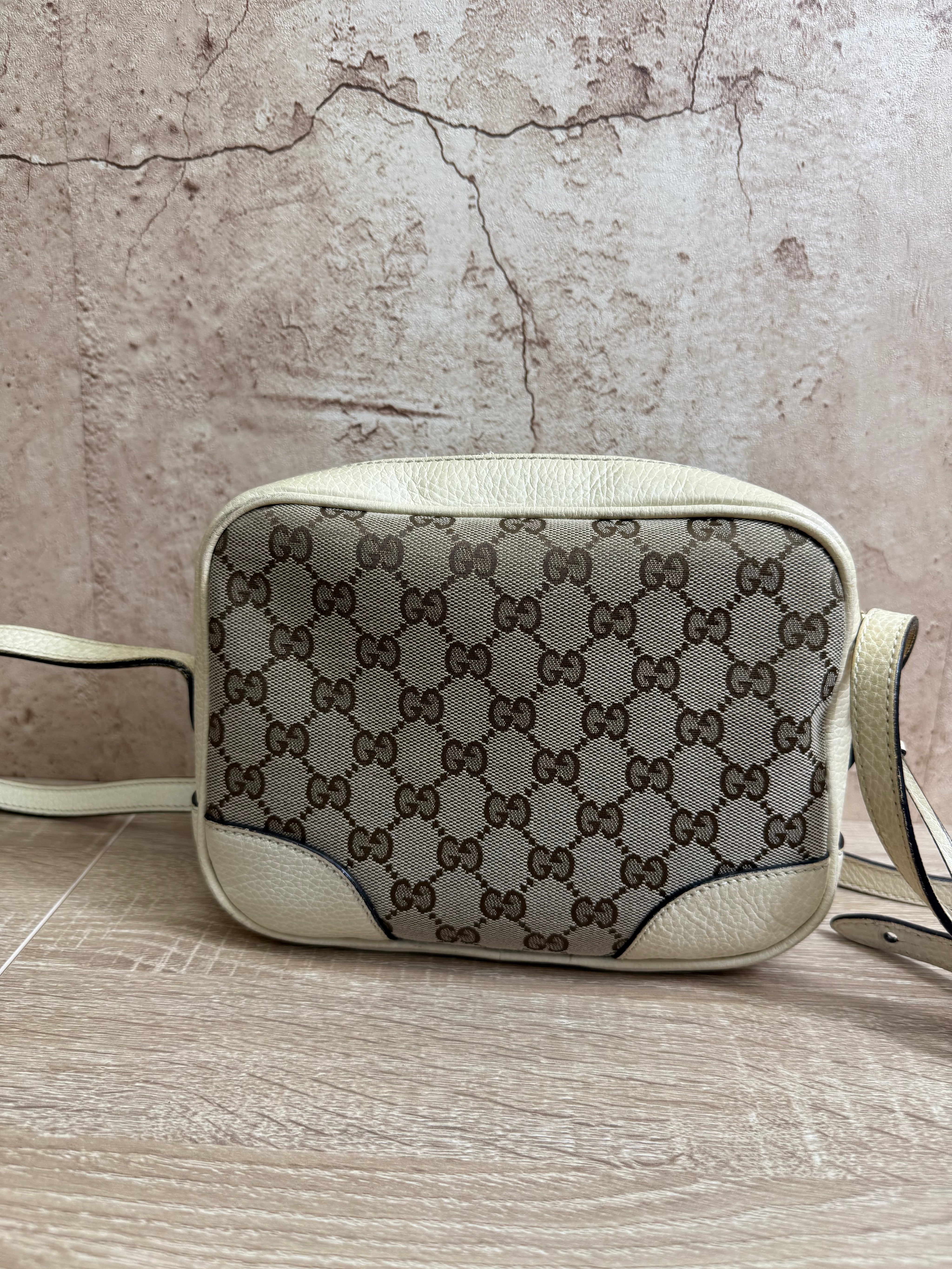 Gucci Beige Canvas Bree Crossbody