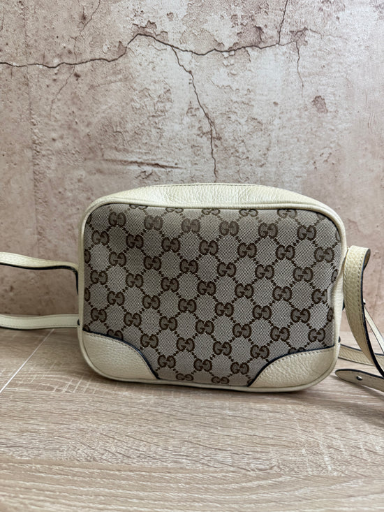Gucci Beige Canvas Bree Crossbody
