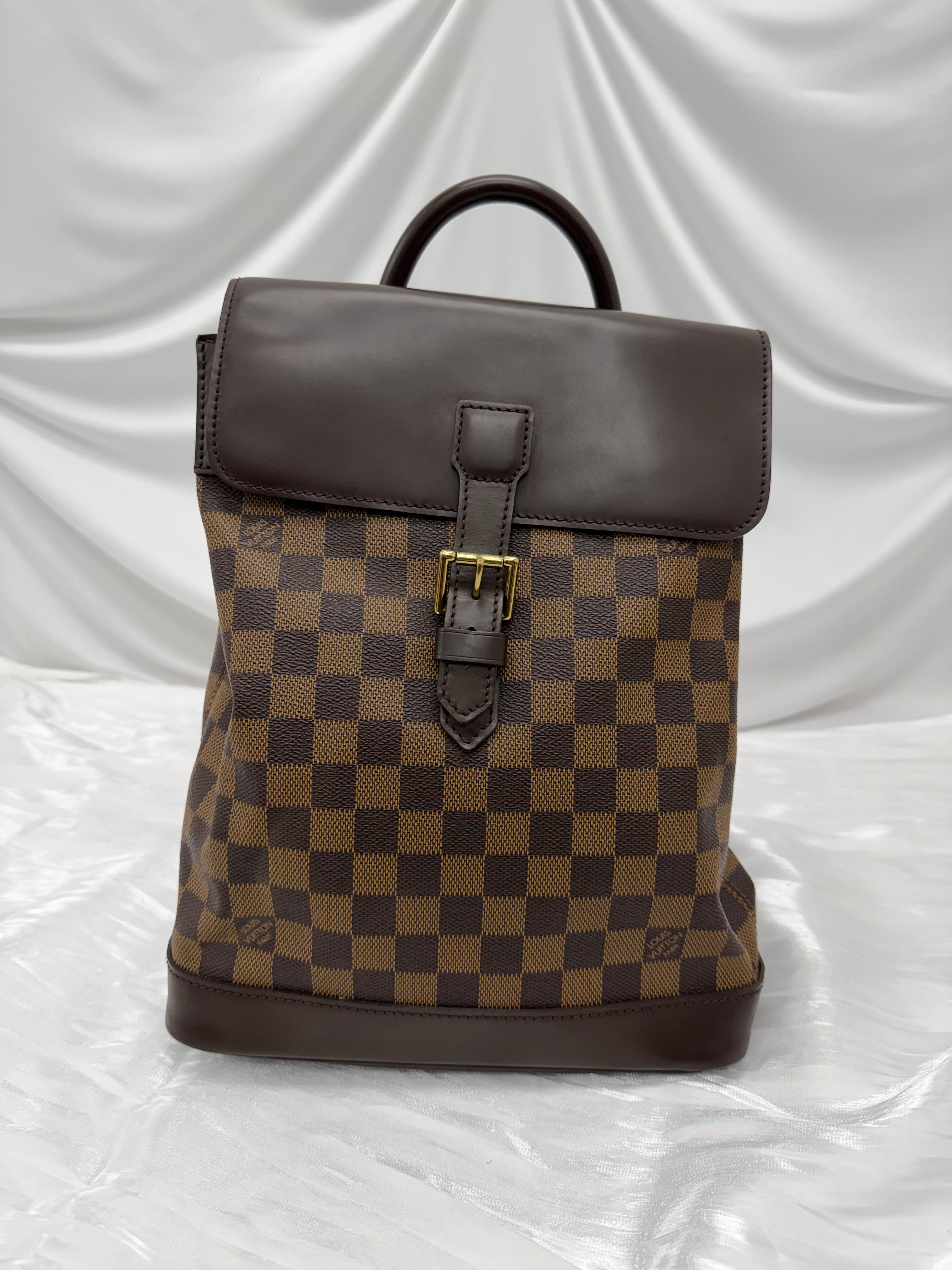 Louis Vuitton Damier Ebene SoHo Backpack