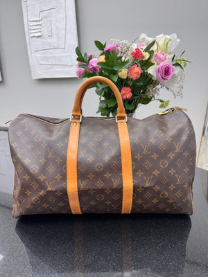 Louis Vuitton Monogram Keepall 50