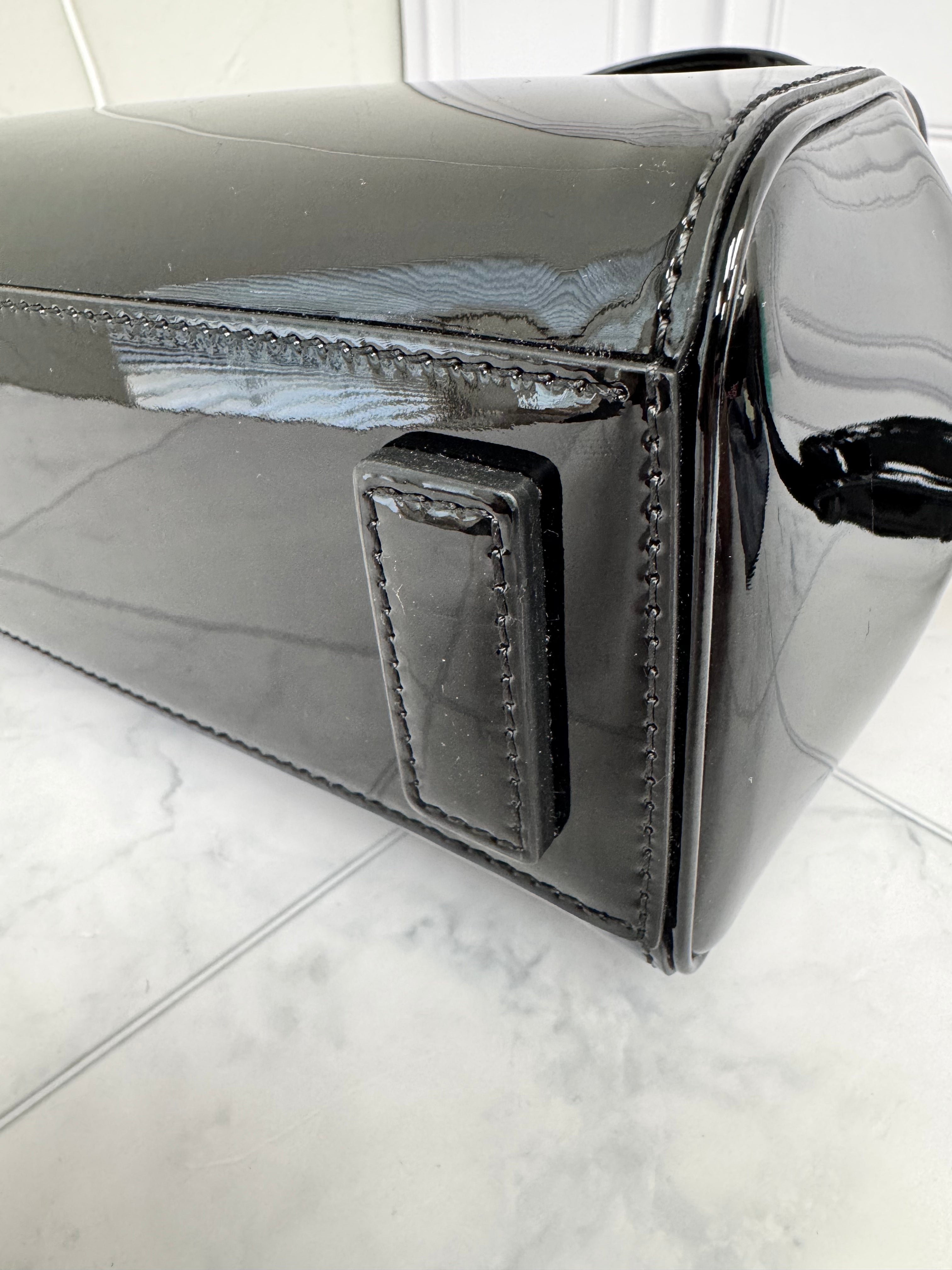 *DONS DROP* Versace Black Patent Leather La Medusa Small Bag