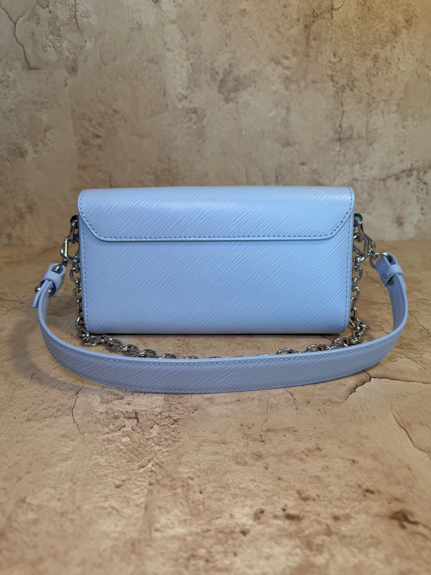 Louis Vuitton Candy Blue Epi Twist West Shoulder Bag