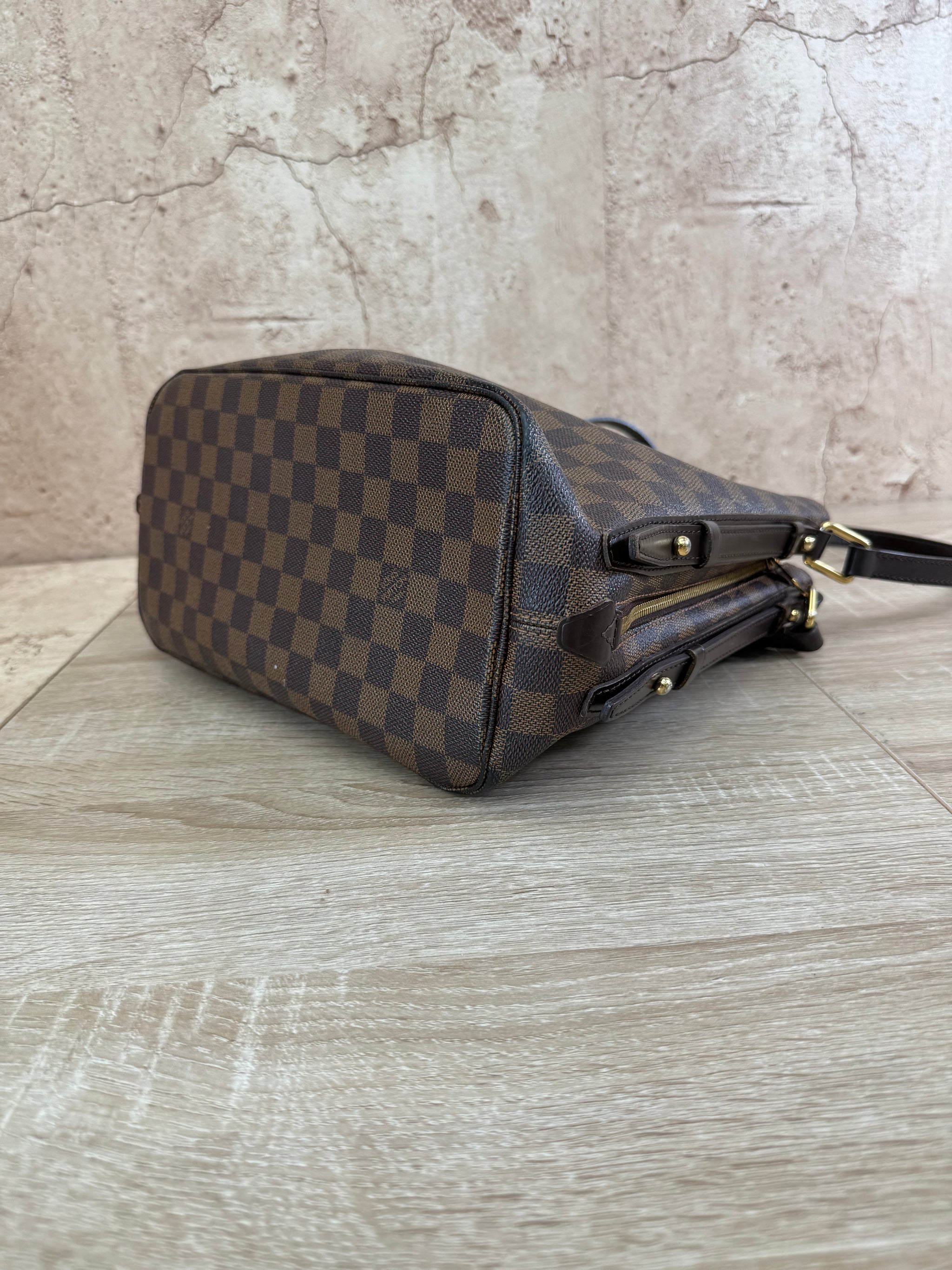 Louis Vuitton Damier Ebene Cabas Rivington Hobo Bag