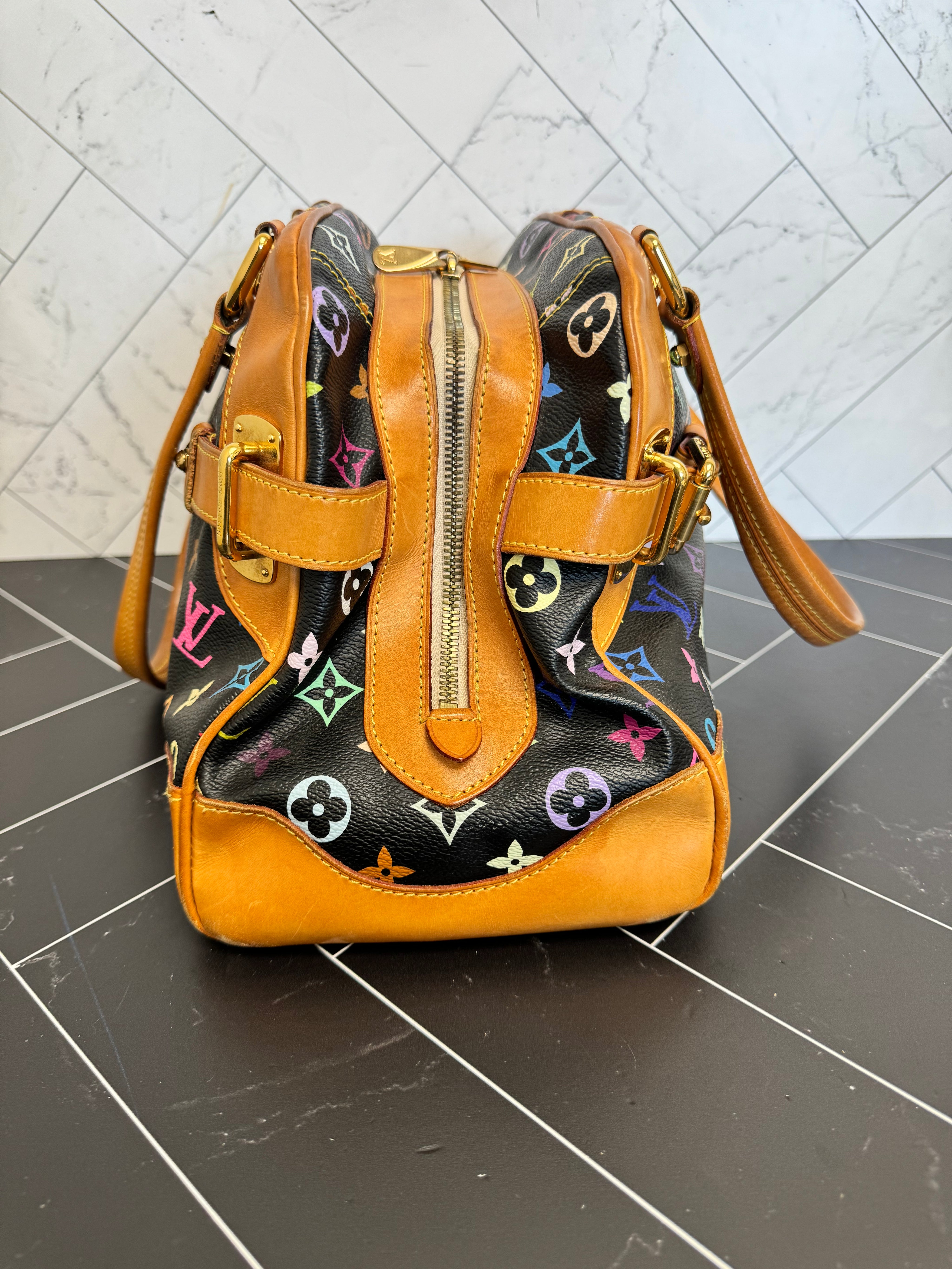 Louis Vuitton Black Multicolore Claudia Bag