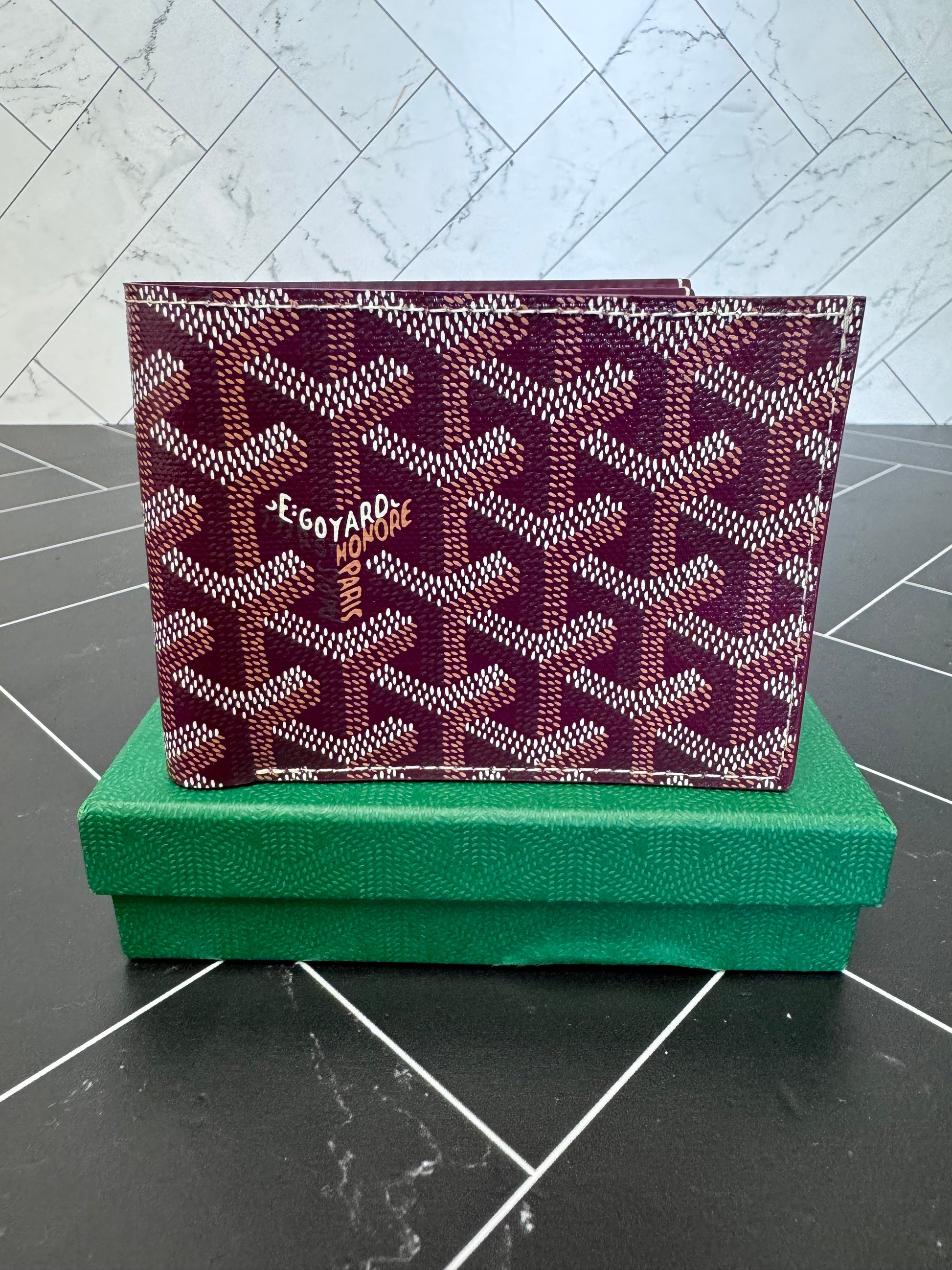 BRAND NEW- Goyard Bordeaux Victoire Bifold Wallet