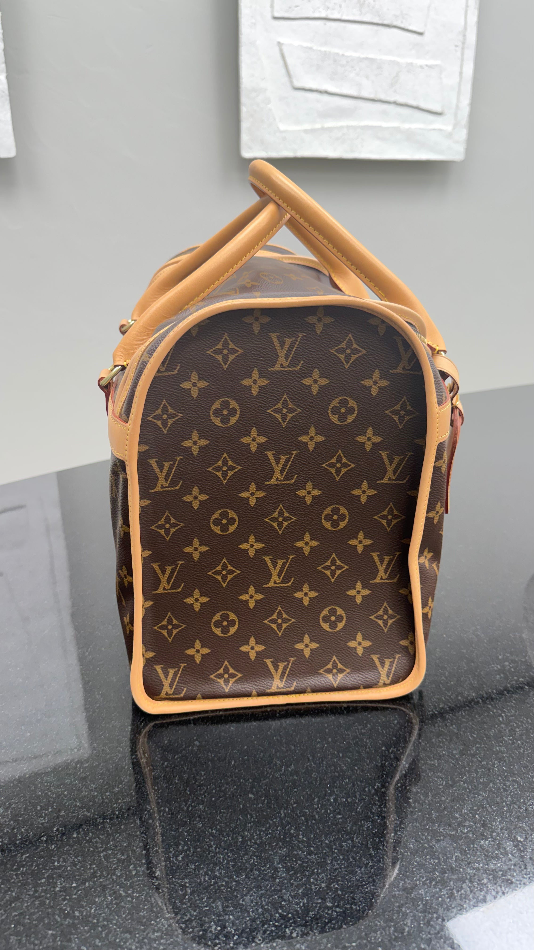 LIKE NEW - Louis Vuitton Monogram Sac Chien 40 Pet Carrier