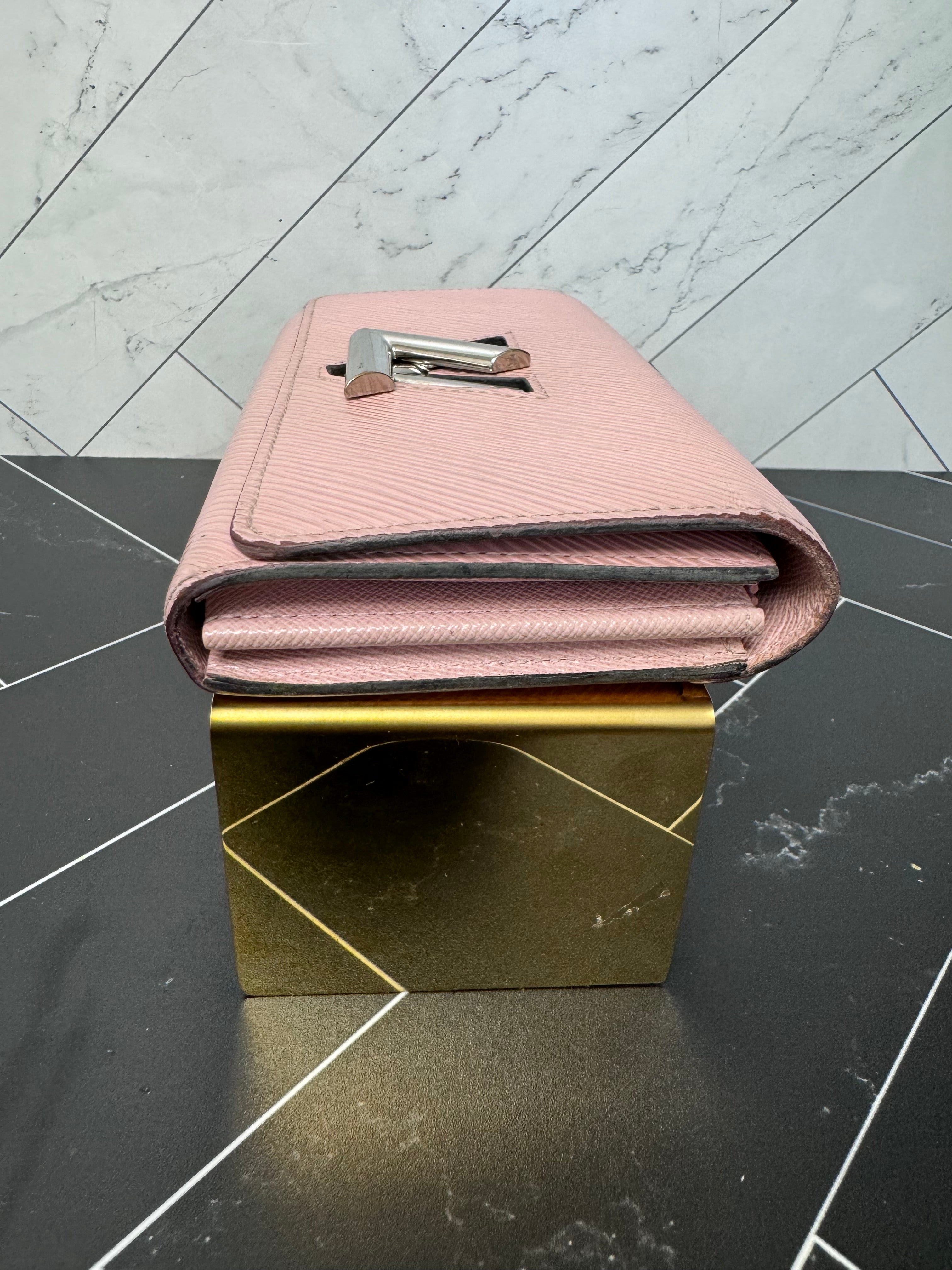 Louis Vuitton Pink Epi Twist Sarah Wallet