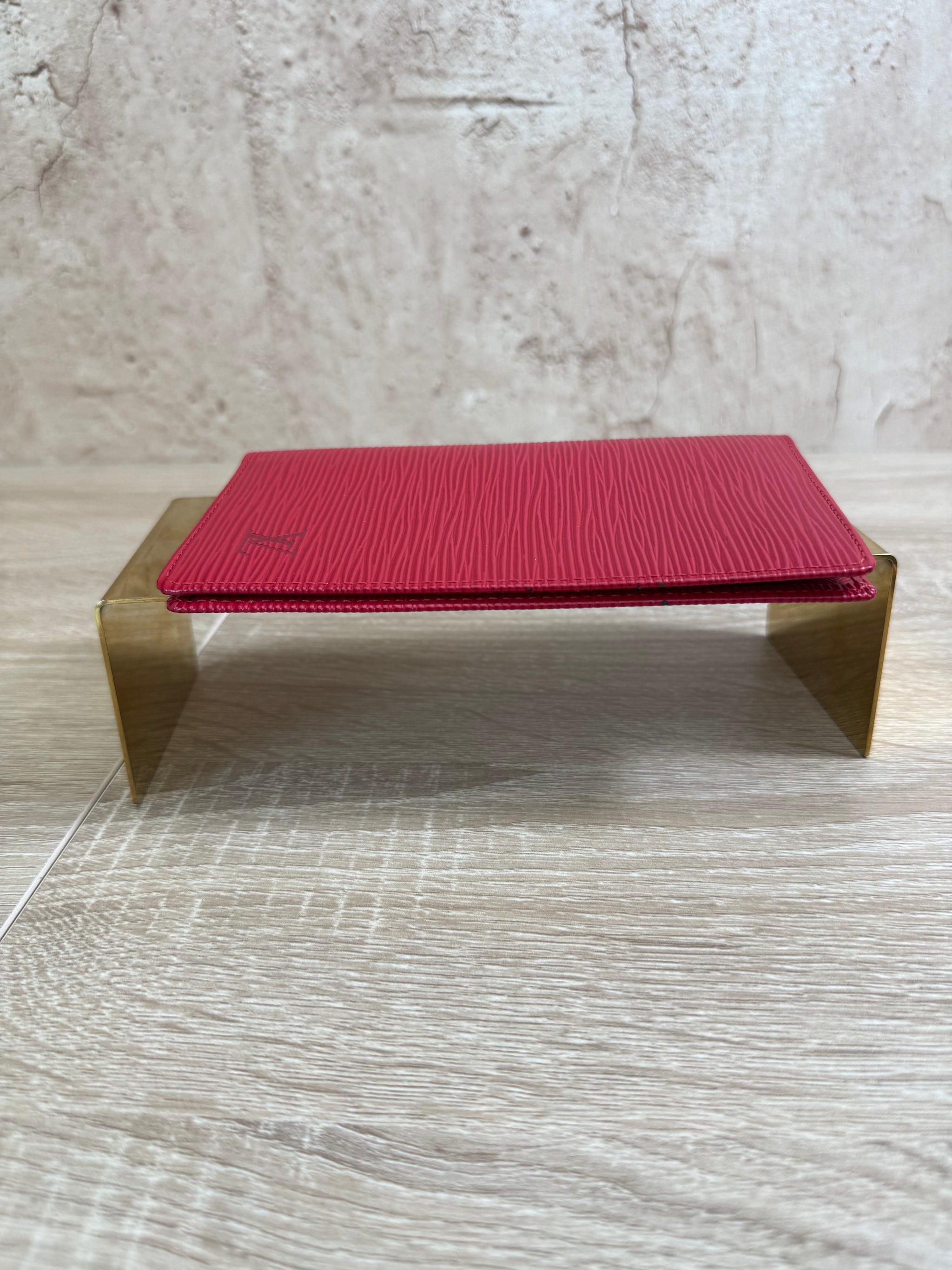 Louis Vuitton Red Epi Long Wallet