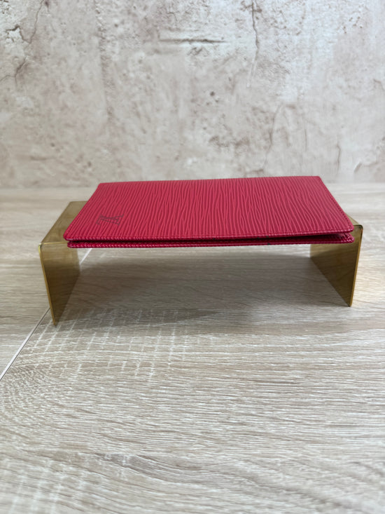 Louis Vuitton Red Epi Long Wallet