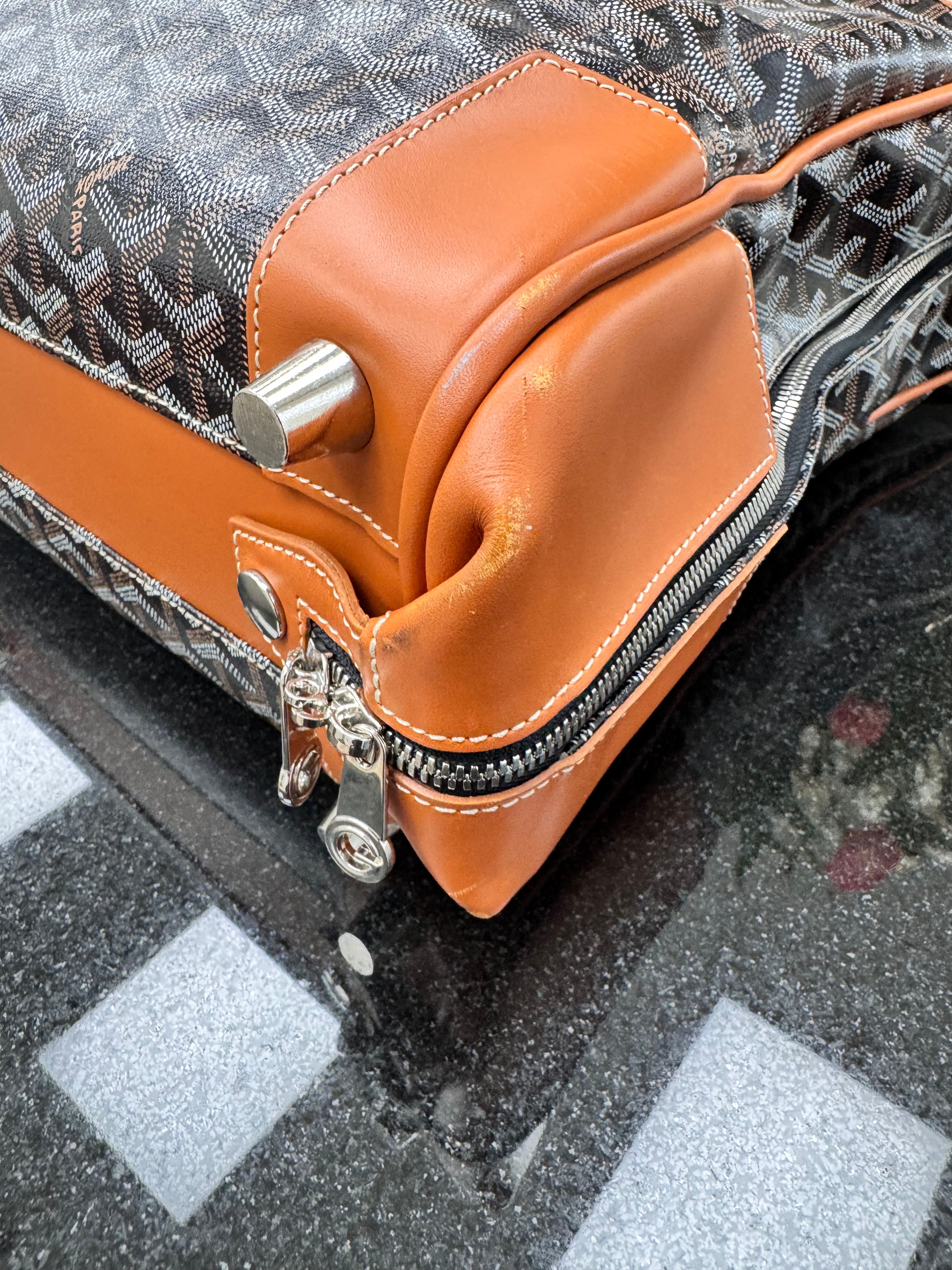 Goyard Black Goyardine Coated Canvas Porte Habit Garment Bag