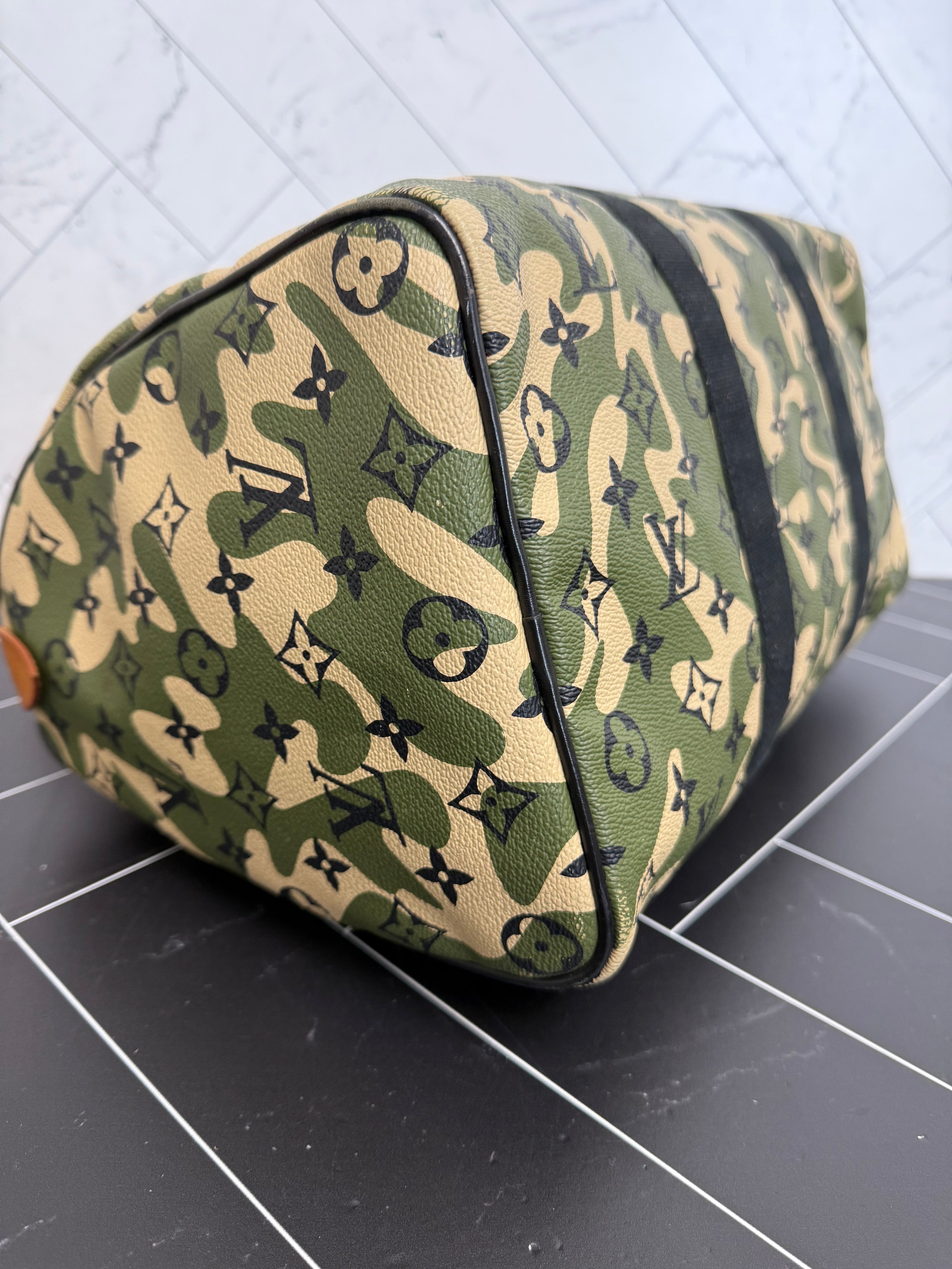 Louis Vuitton Camouflage Monogram Speedy 35