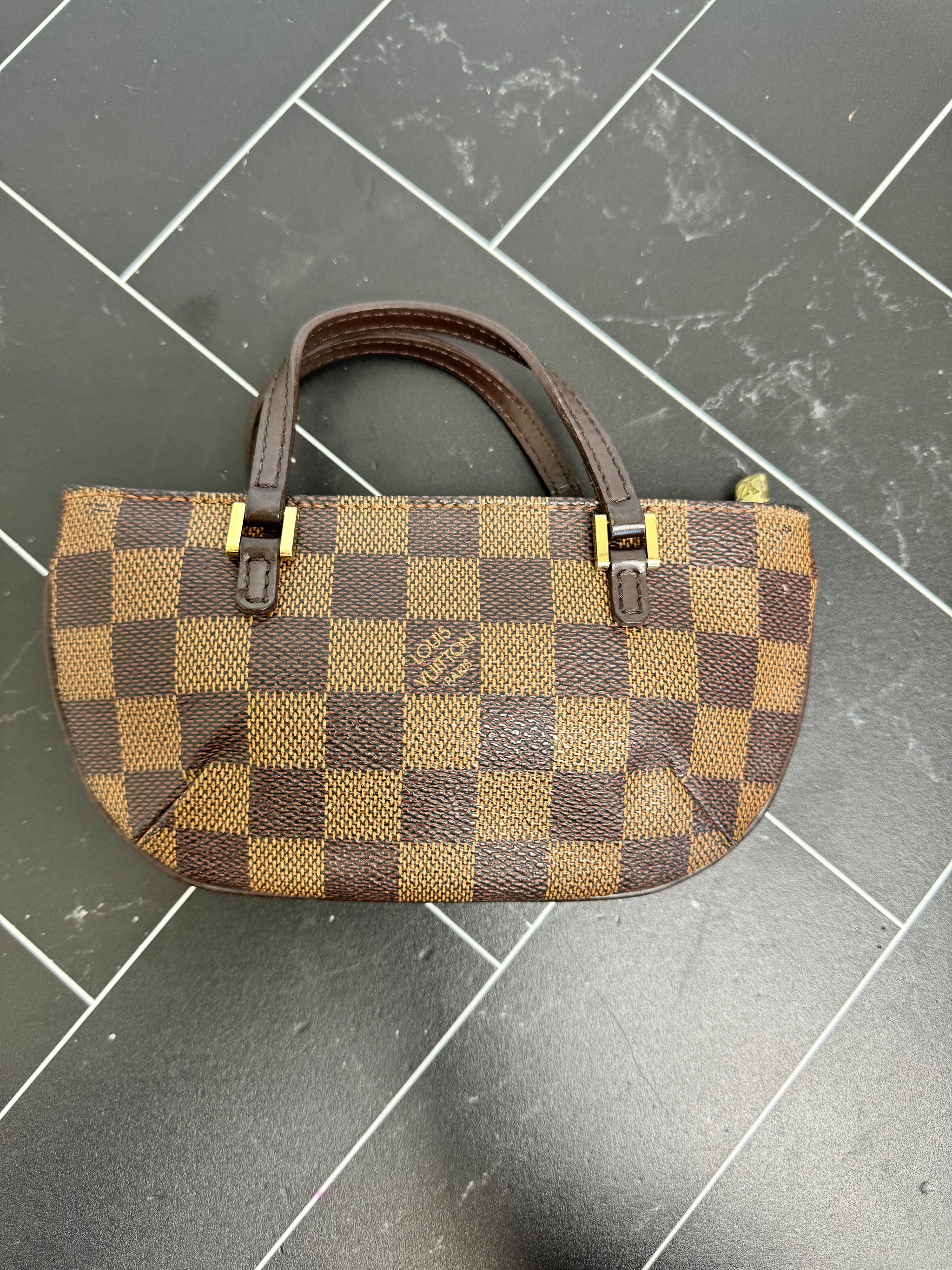 Louis Vuitton Damier Ebene Manosque GM Pochette