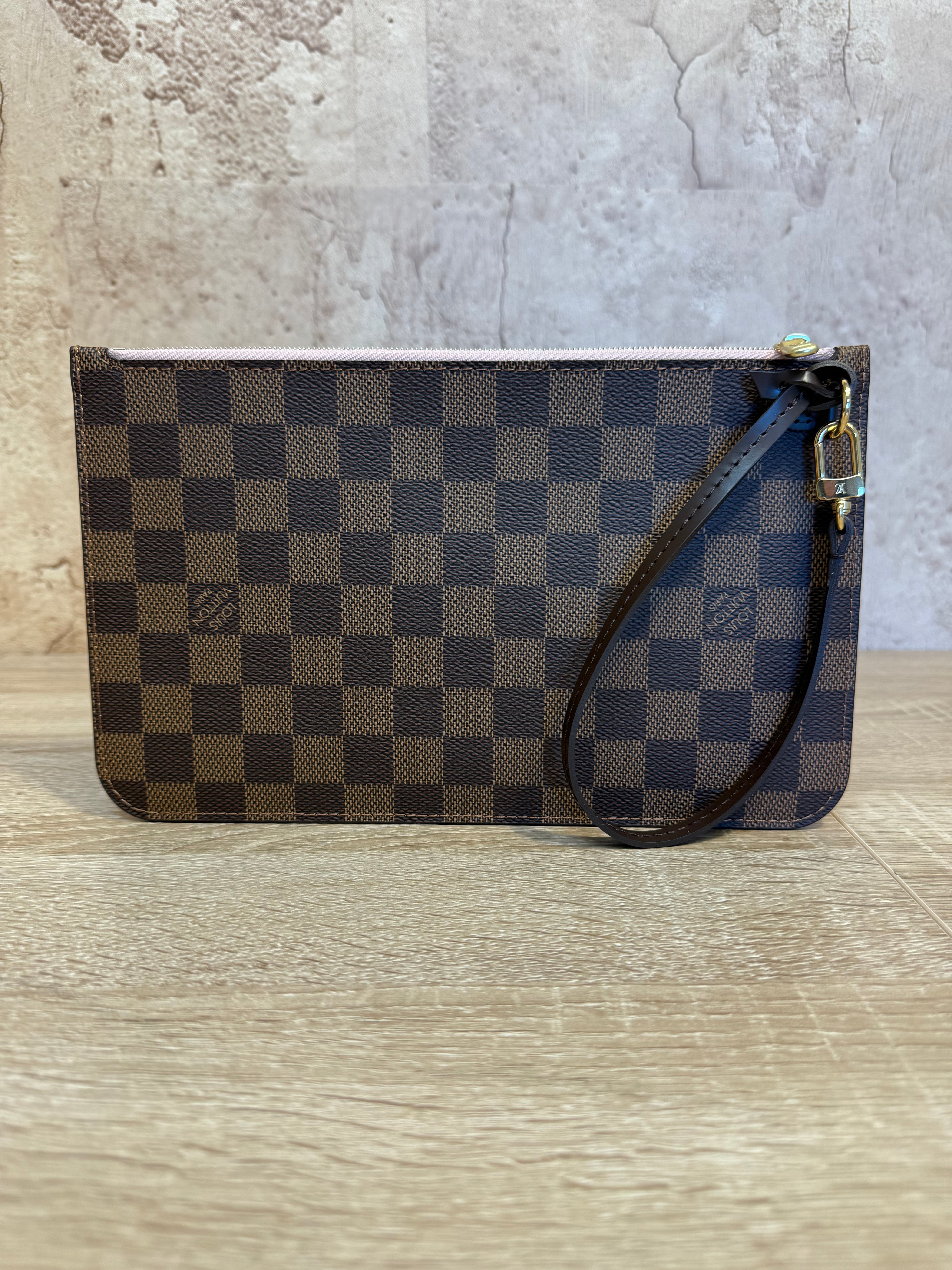 BRAND NEW- Louis Vuitton Damier Ebene Neverfull Pouch