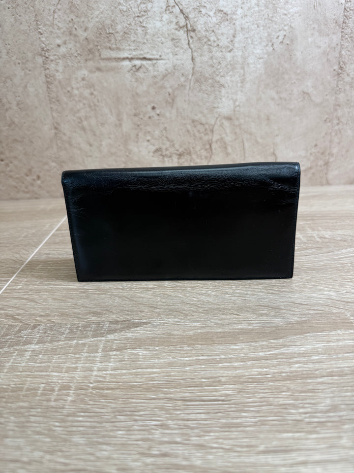 Hermes Black Leather Wallet