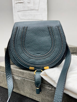 *DONS DROP* Chloe Green Grained Calfskin Mini Marcie Crossbody