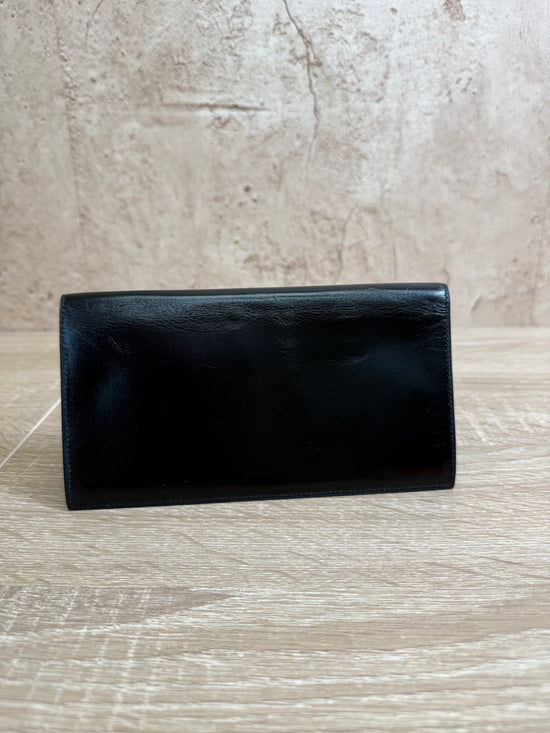 Hermes Black Leather Wallet