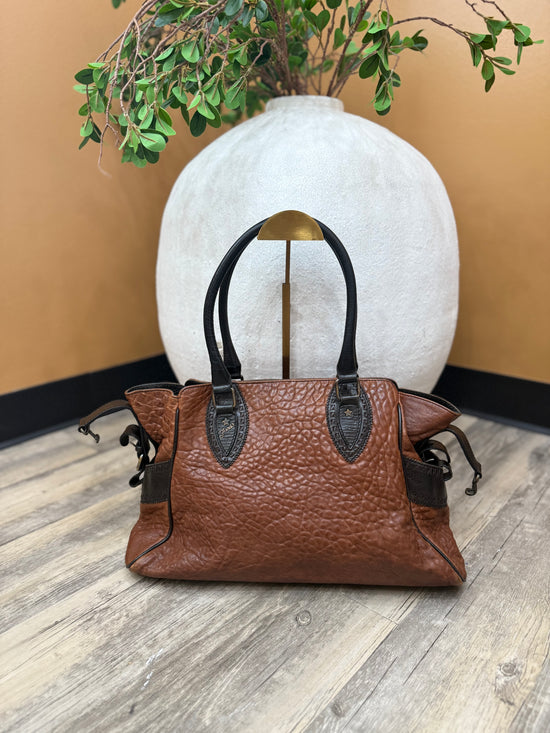 Fendi Brown Leather Etniko Shoulder Bag