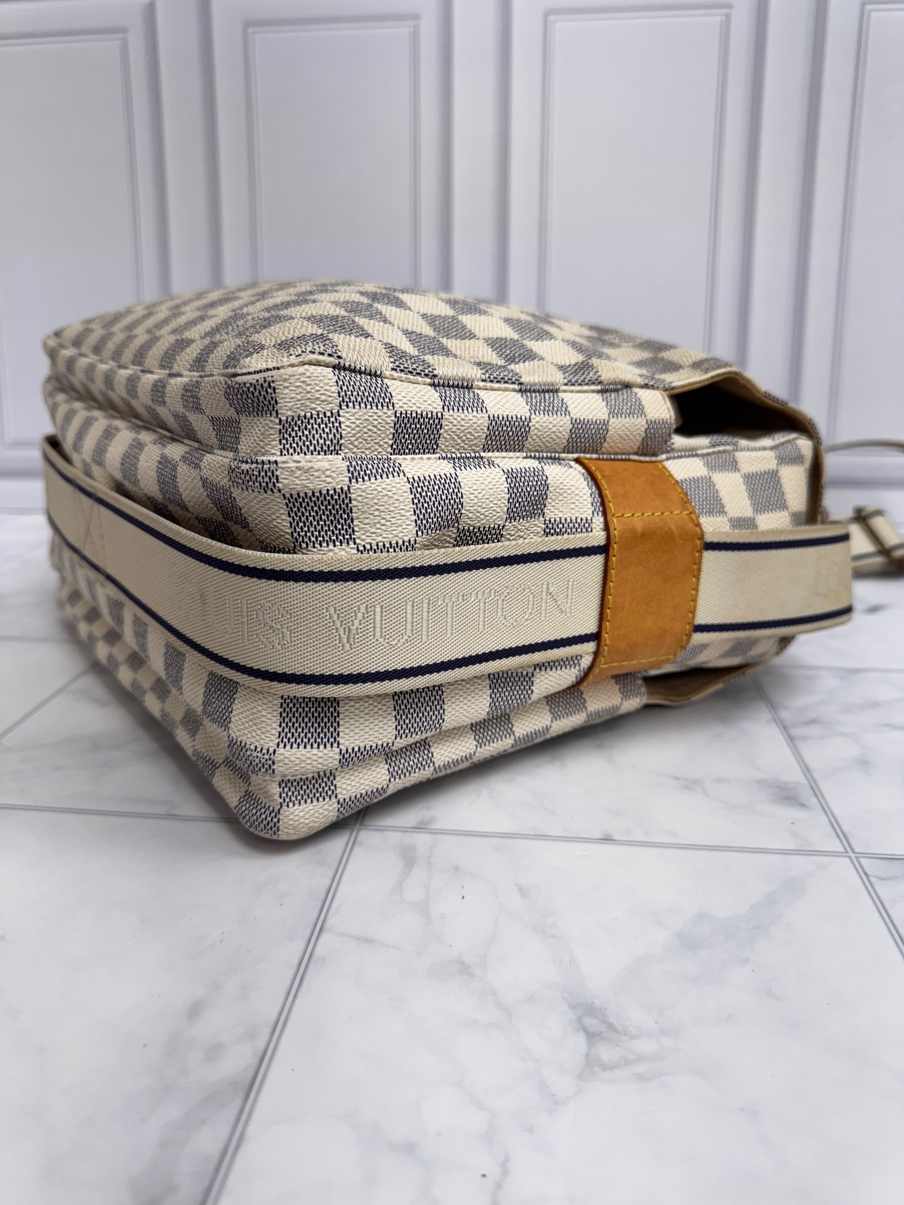 Louis Vuitton Damier Azur Naviglio Crossbody Bag