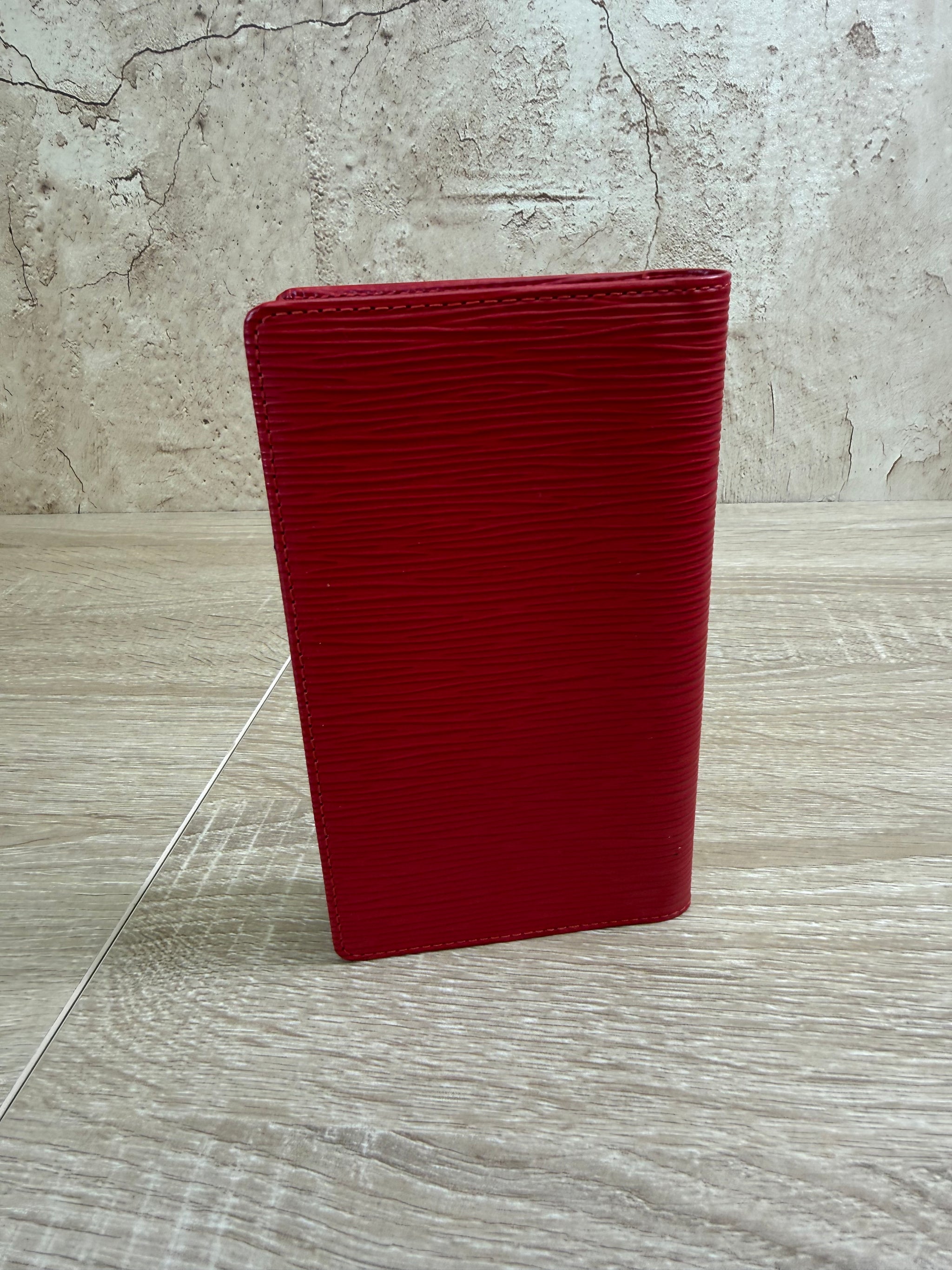 Louis Vuitton Red Epi Long Wallet