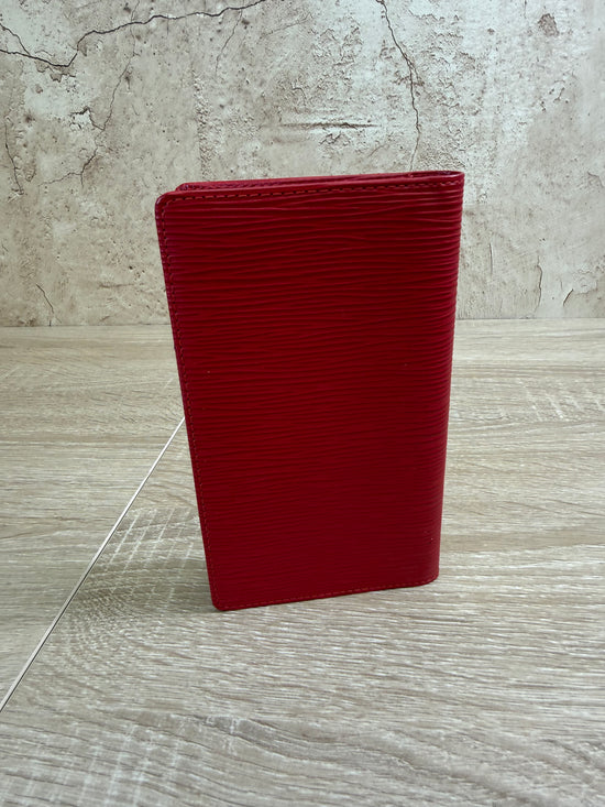 Louis Vuitton Red Epi Long Wallet