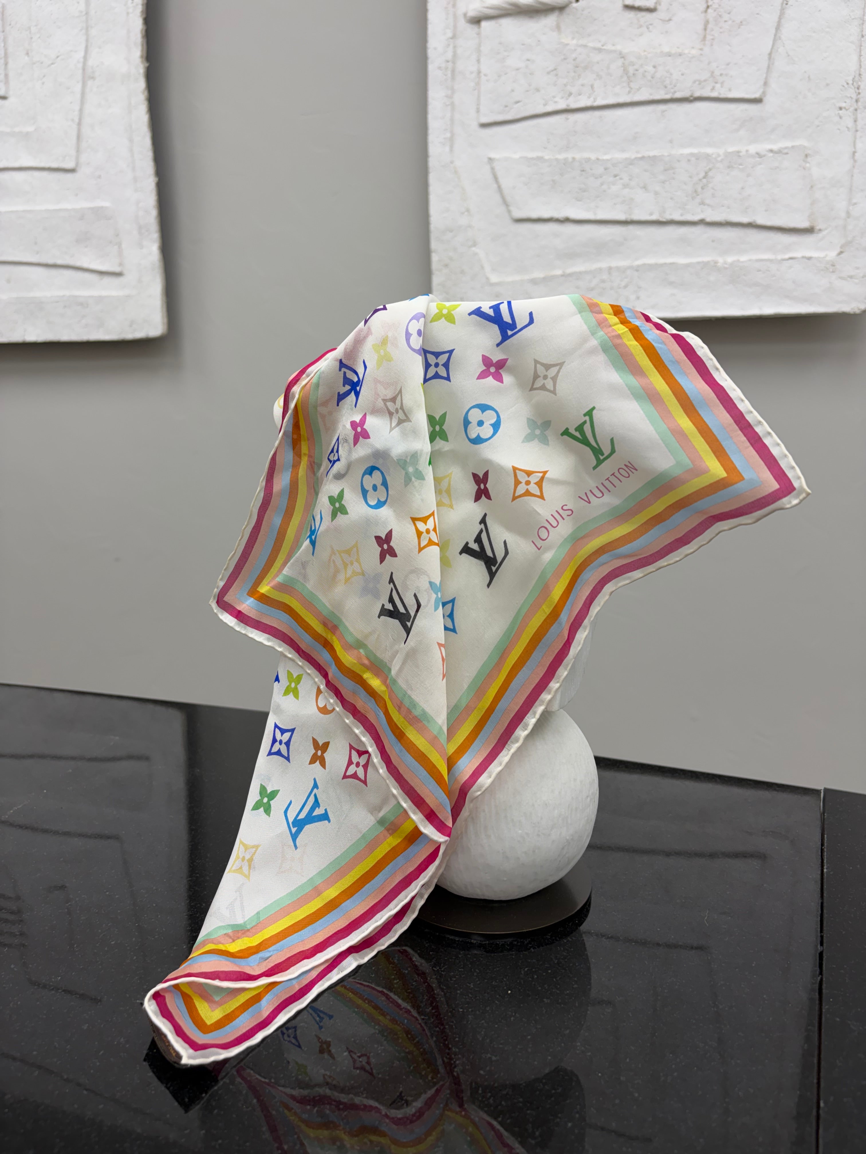 Louis Vuitton Monogram Multicolor Square Scarf