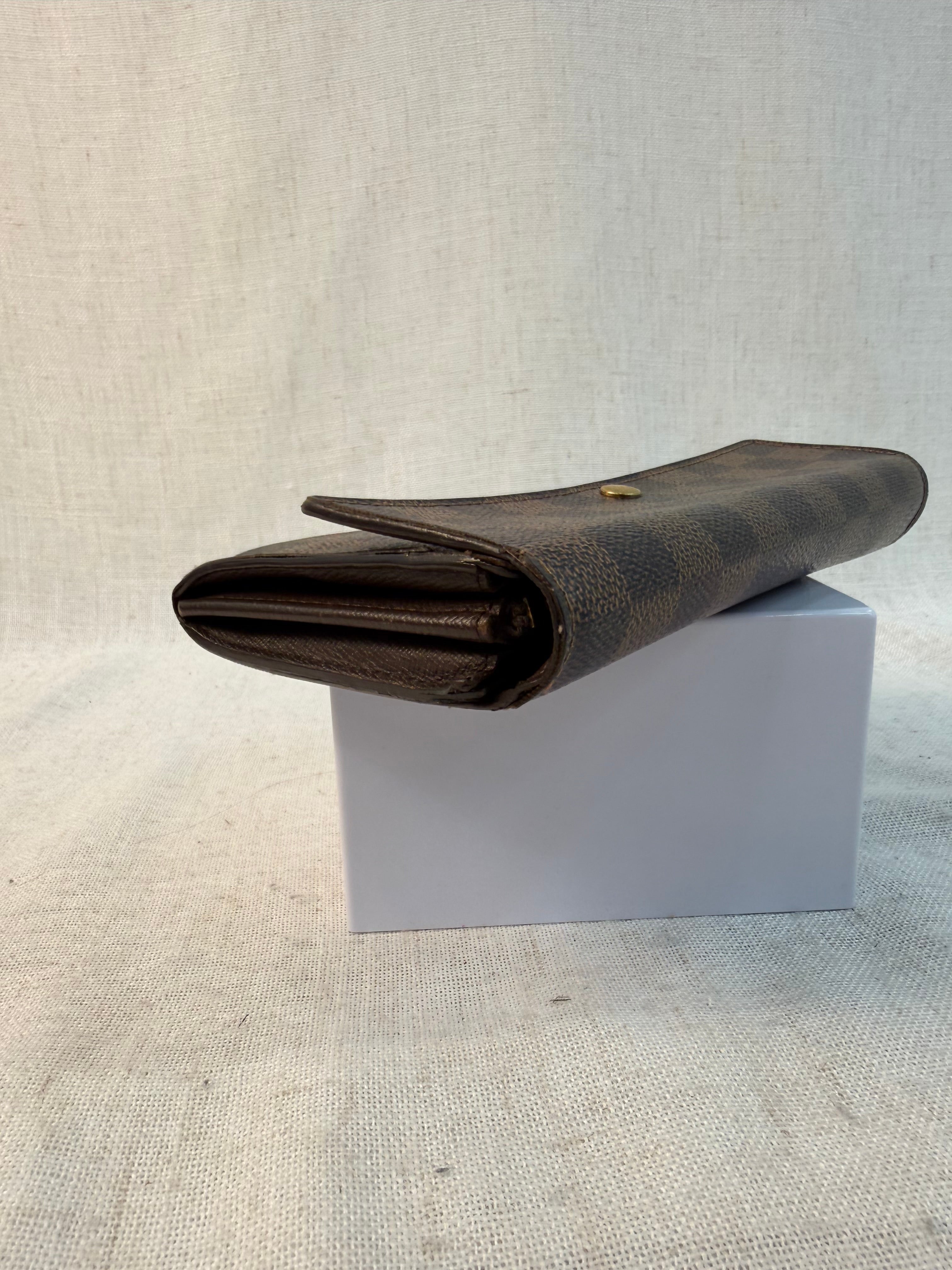 Louis Vuitton Damier Ebene Sarah Wallet