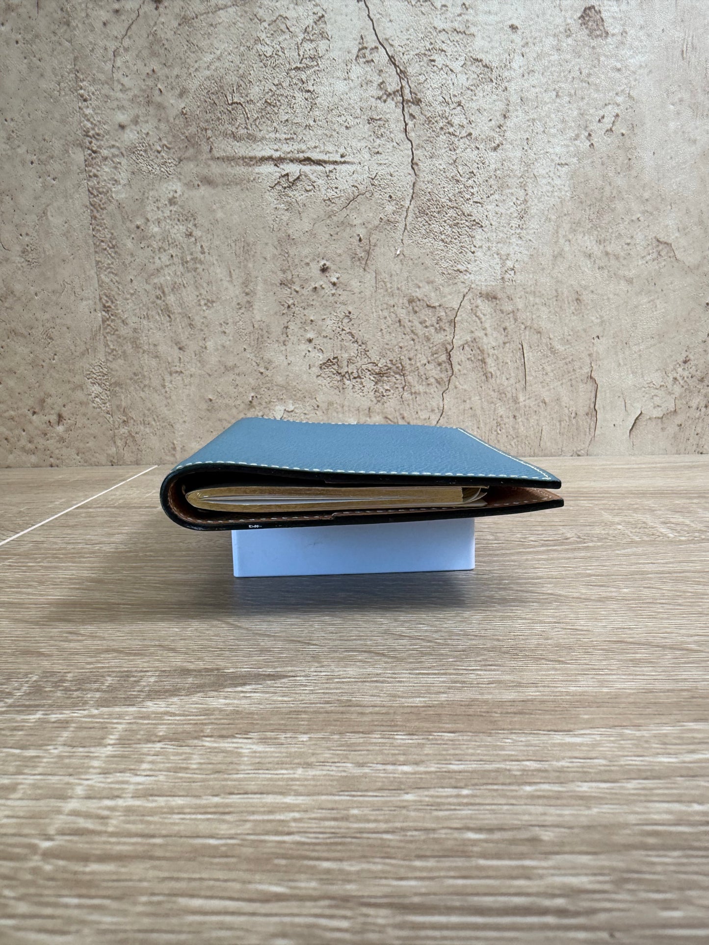 Hermes Blue Leather Agenda Cover