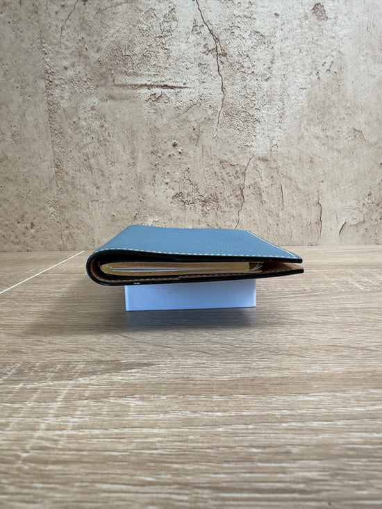 Hermes Blue Leather Agenda Cover