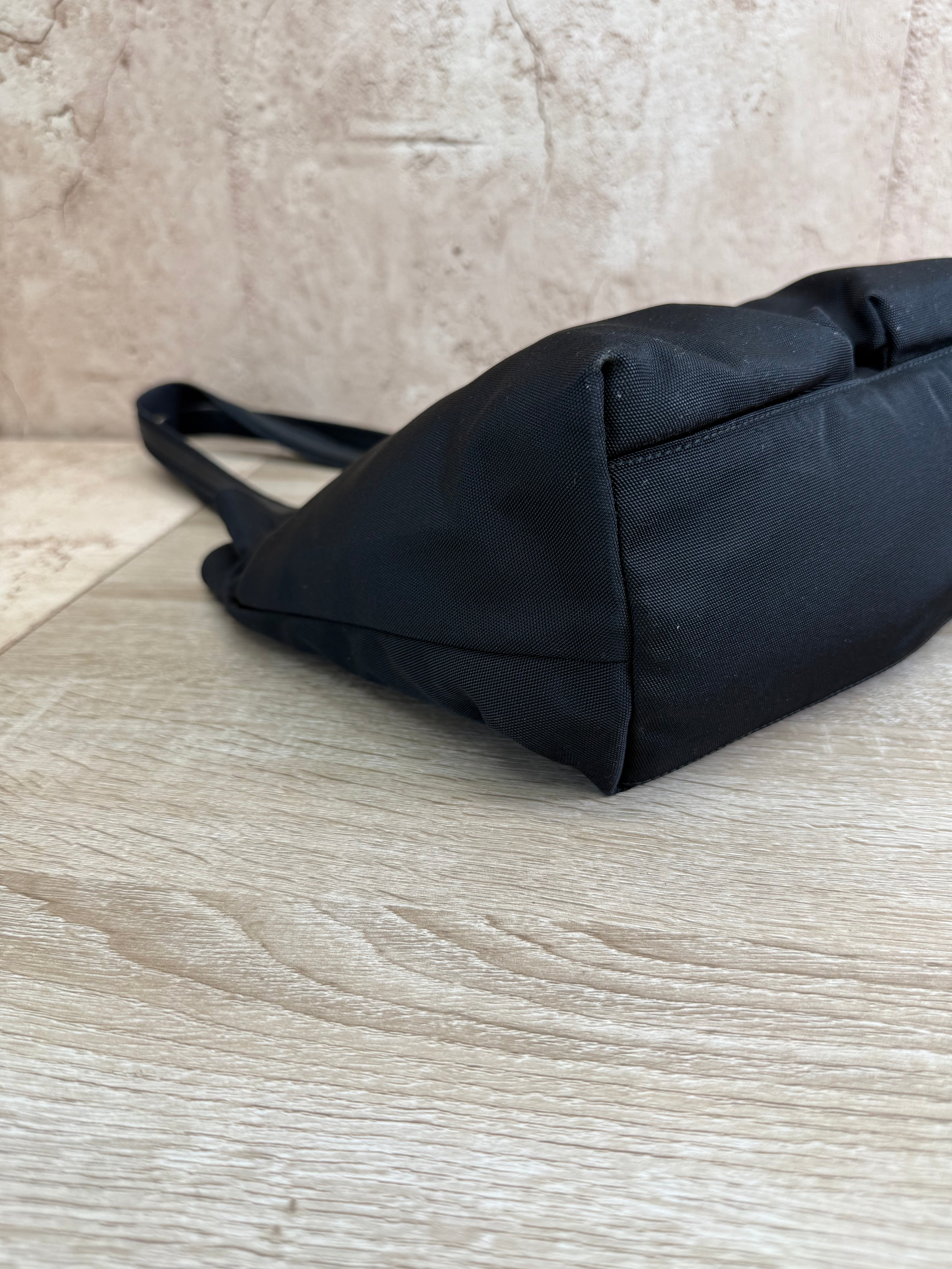 Gucci Black Canvas Tote Bag