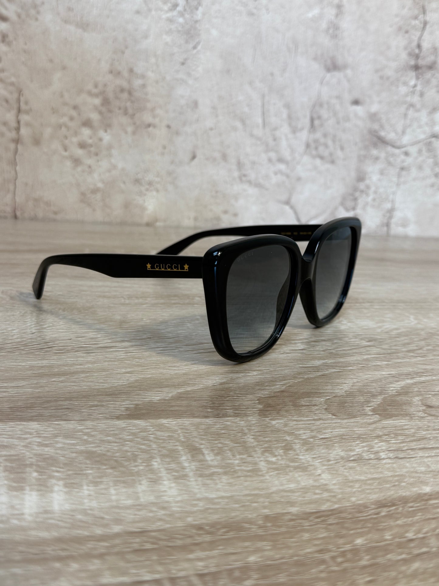 Gucci Black Oversized Women’s Cateye Sunglasses