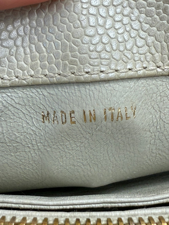 Chanel Pearl Quilted Caviar Shoulder Bag