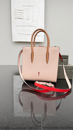 *DONS DROP* Christian Louboutin Pale Pink Leather Small Paloma Tote