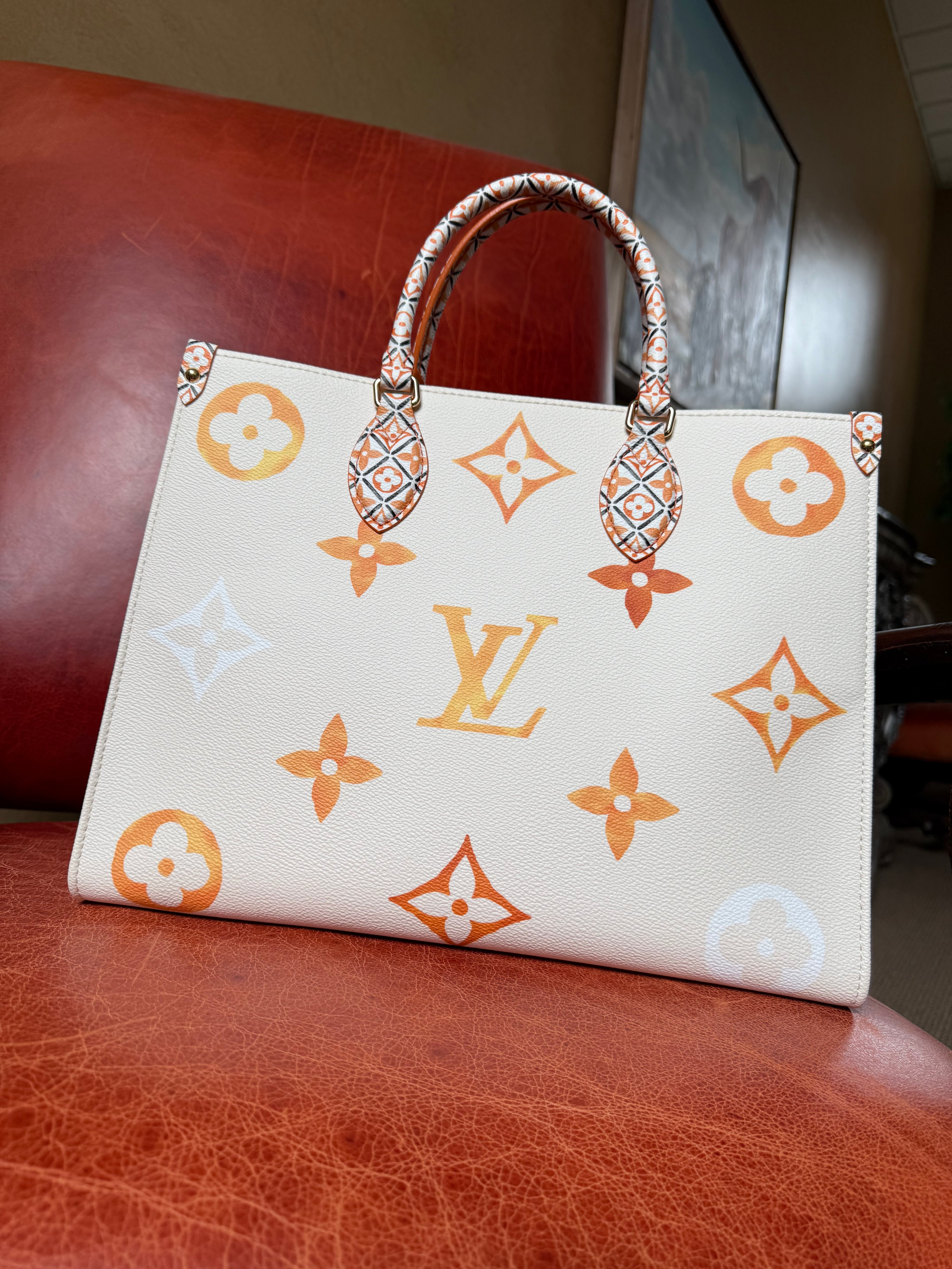 BRAND NEW- Louis Vuitton Orange By The Pool On the Go MM