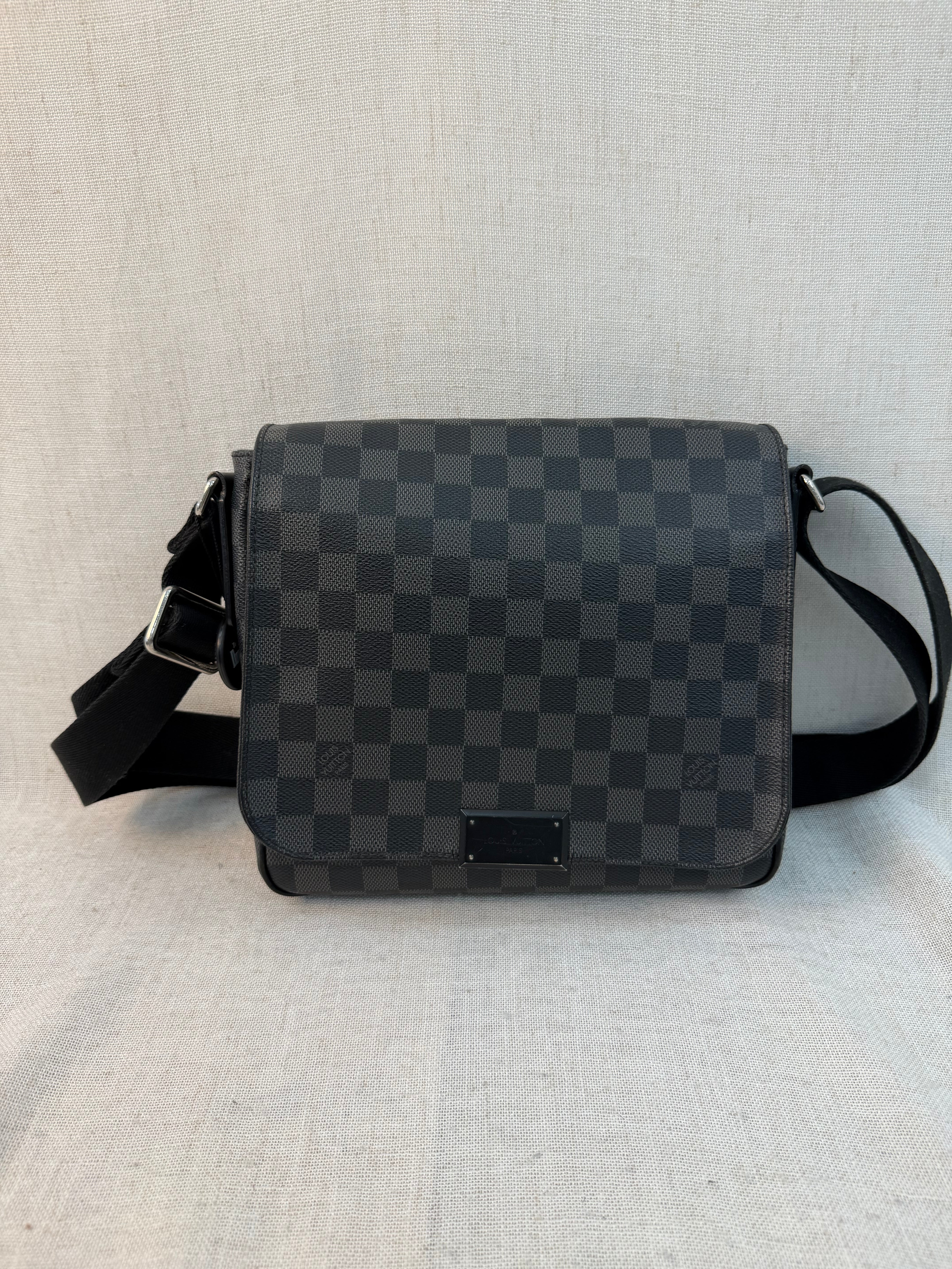 Louis Vuitton Damier Graphite District PM Messenger Bag