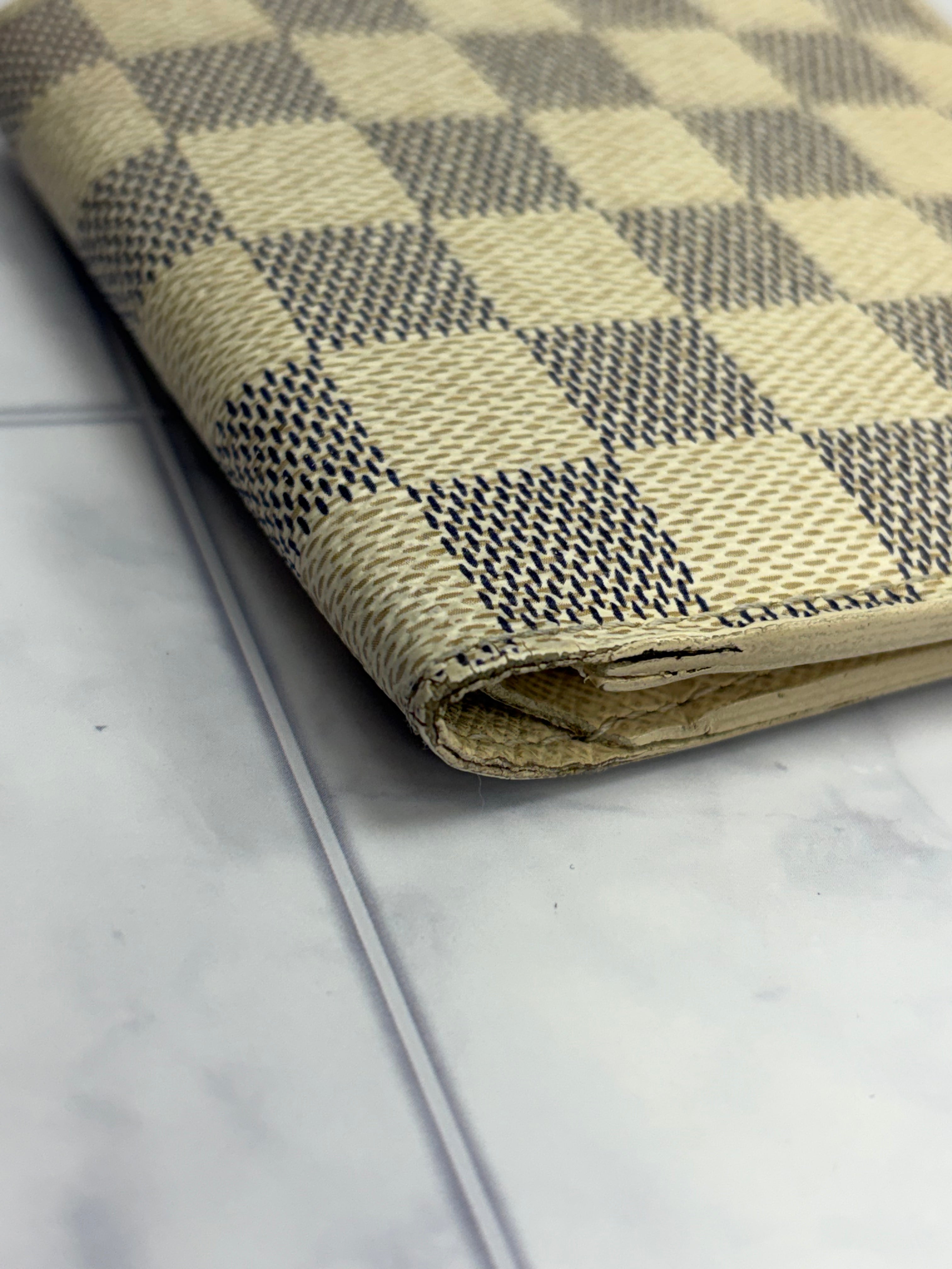 Louis Vuitton Damier Azur Bifold Compact Wallet