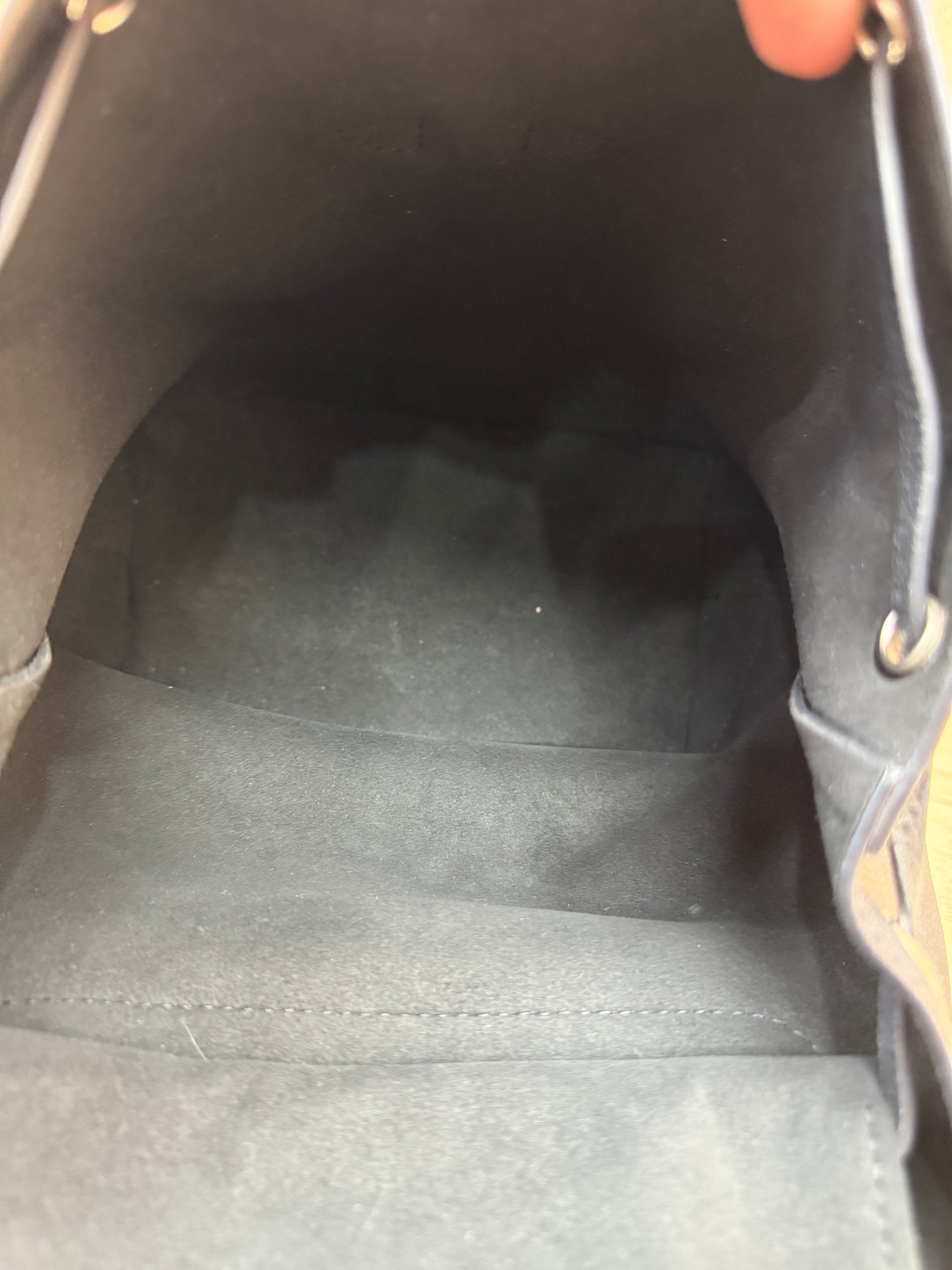 Louis Vuitton Black Taurillion Leather LockMe MM Backpack