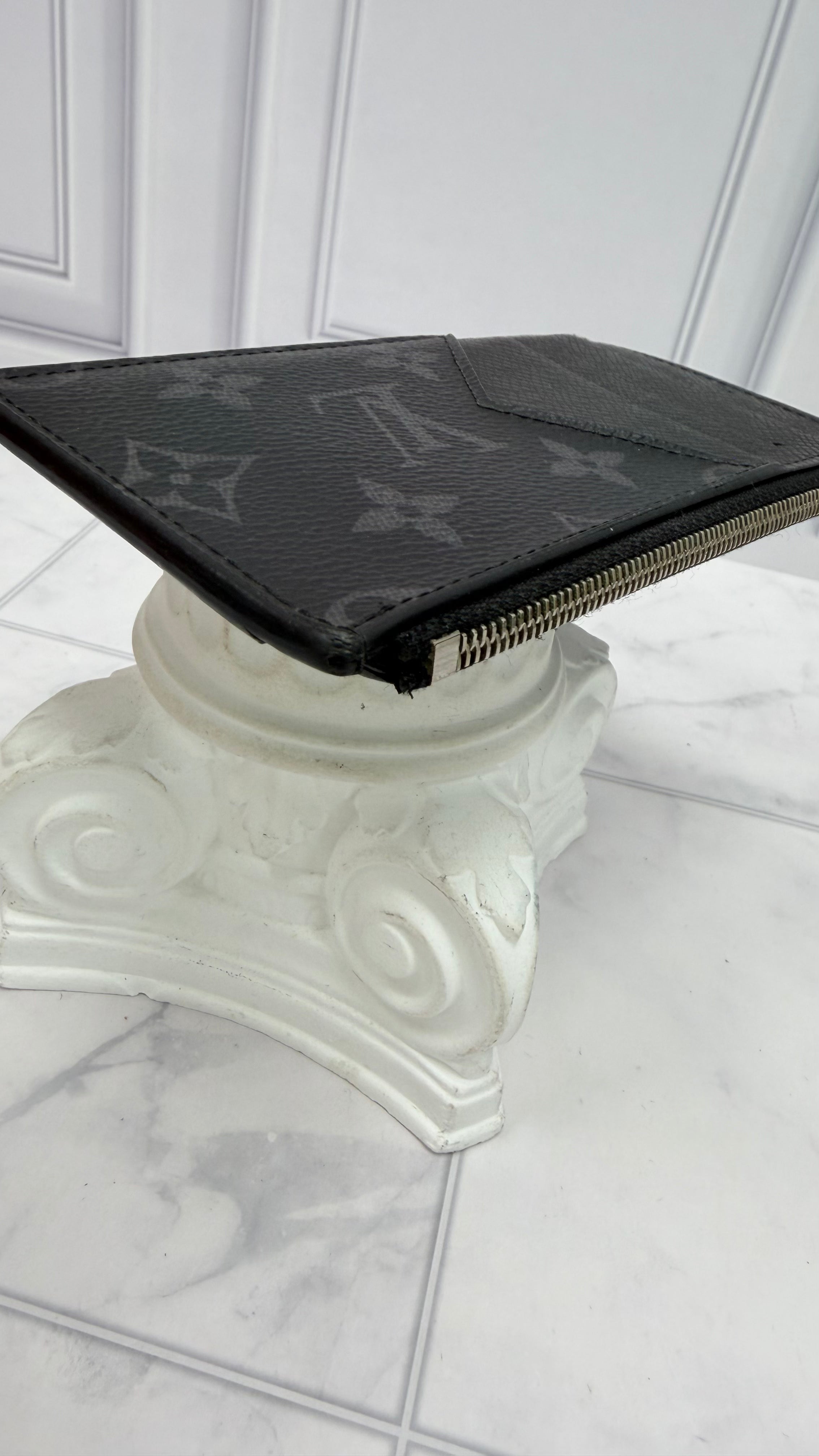 Louis Vuitton Monogram Eclipse Coin Card Case