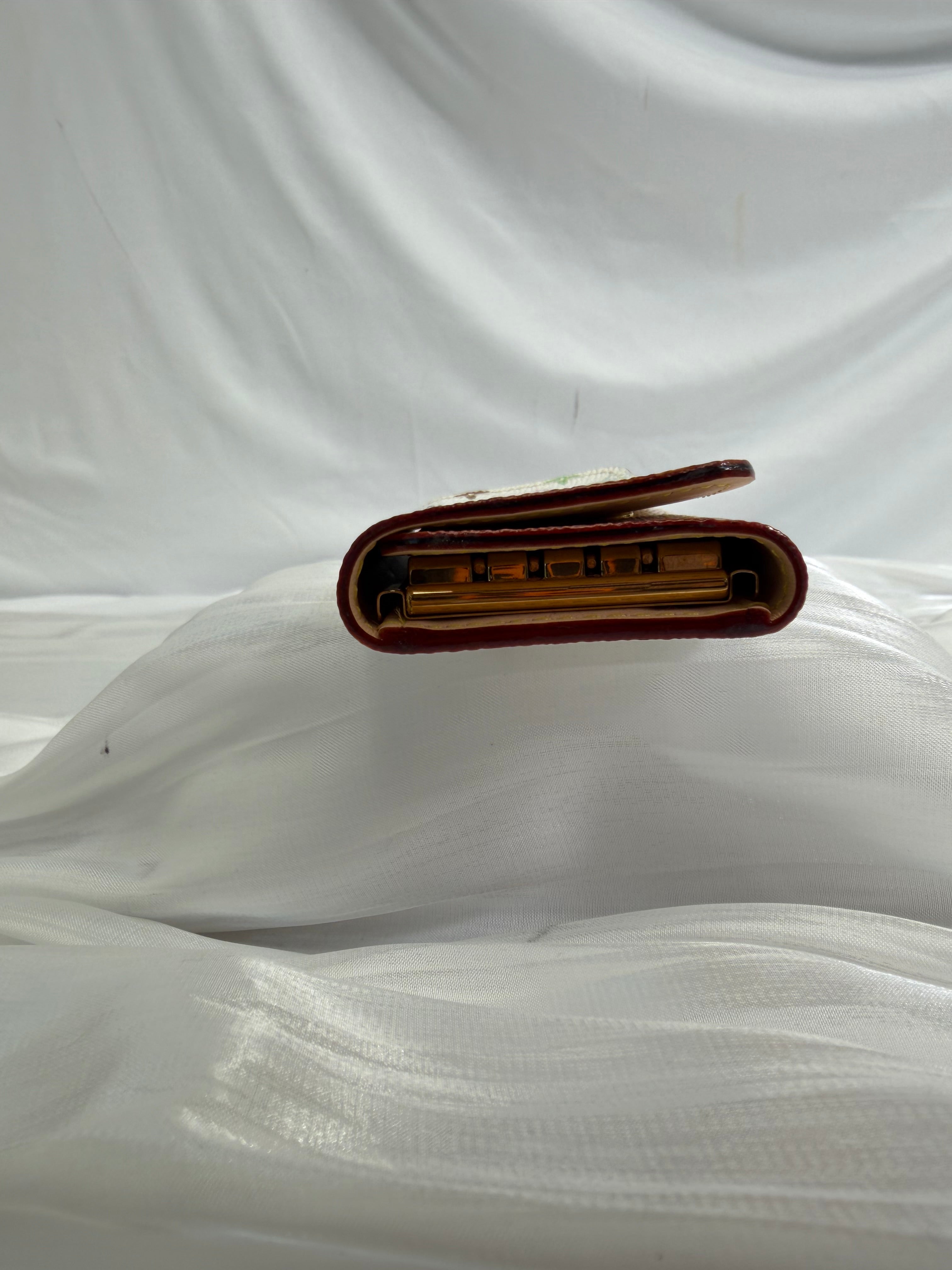 Louis Vuitton White Multicolore 4 Key Ring Holder