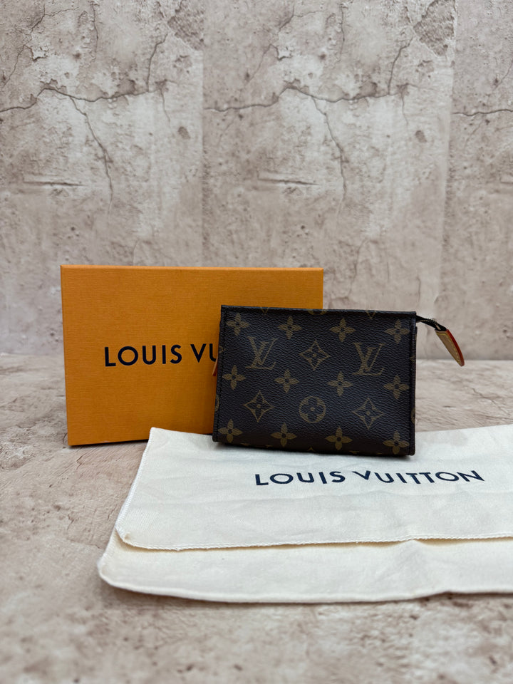 BRAND NEW Louis Vuitton Monogram Mini Toiletries Pouch